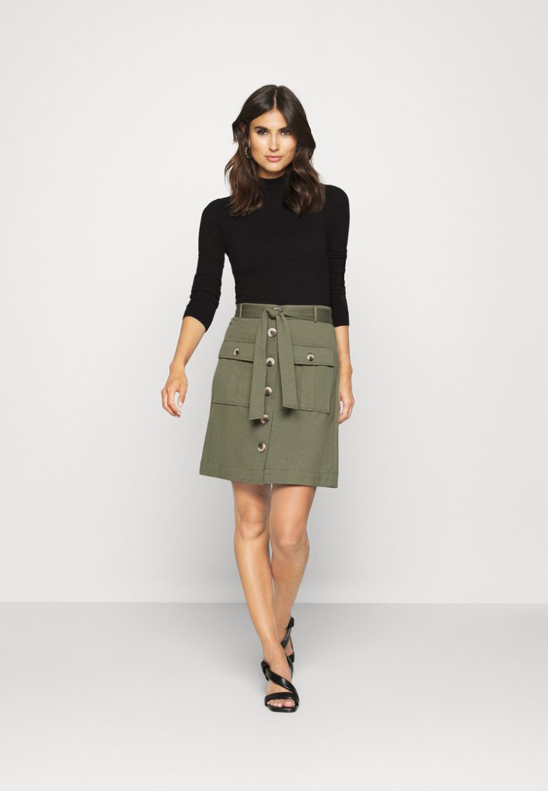 Outlet Anna Field MOCK NECK BASIC – Jersey De Punto – Black, Mujer L