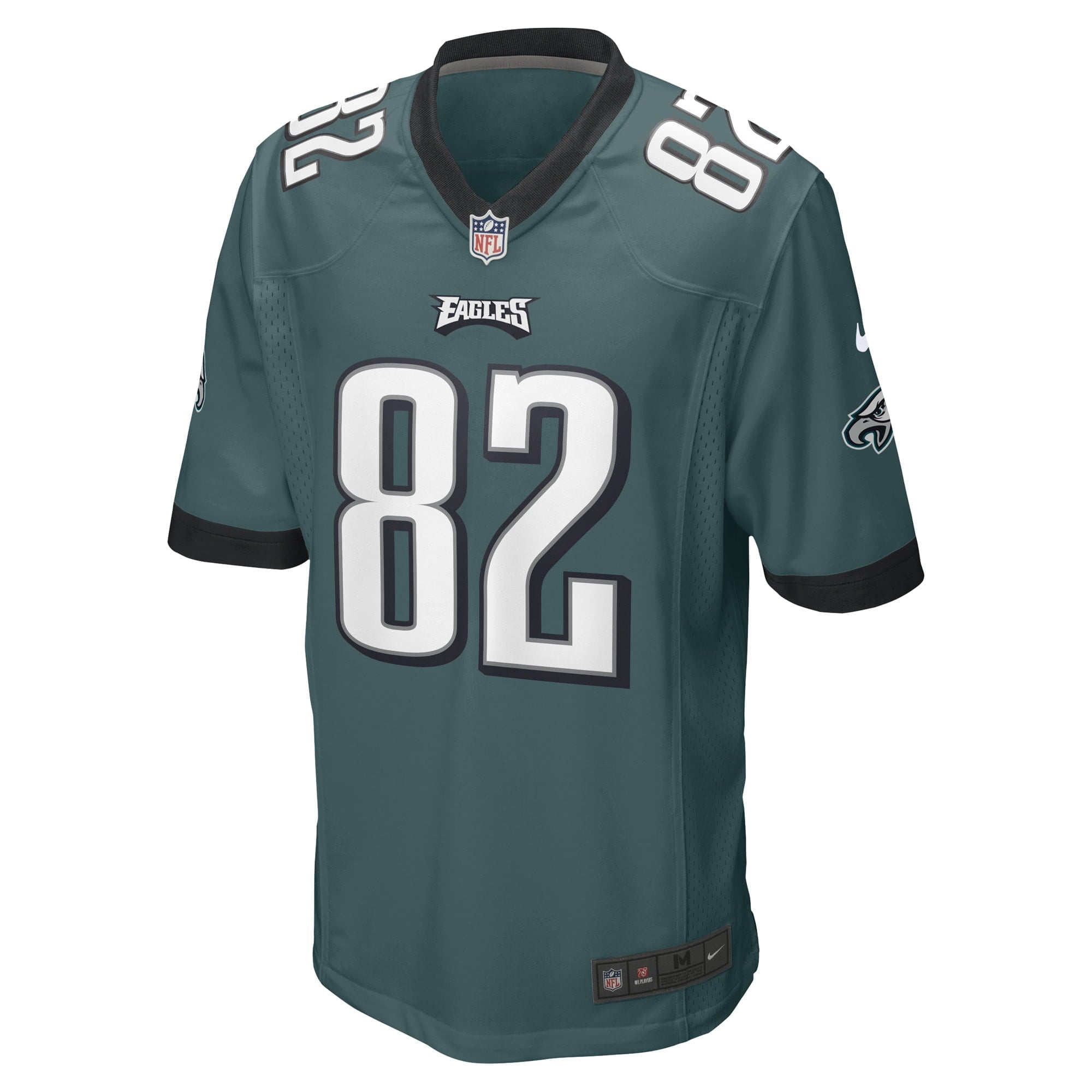 Men's Nike Devon Allen Midnight Green Philadelphia Eagles Game Player Jersey