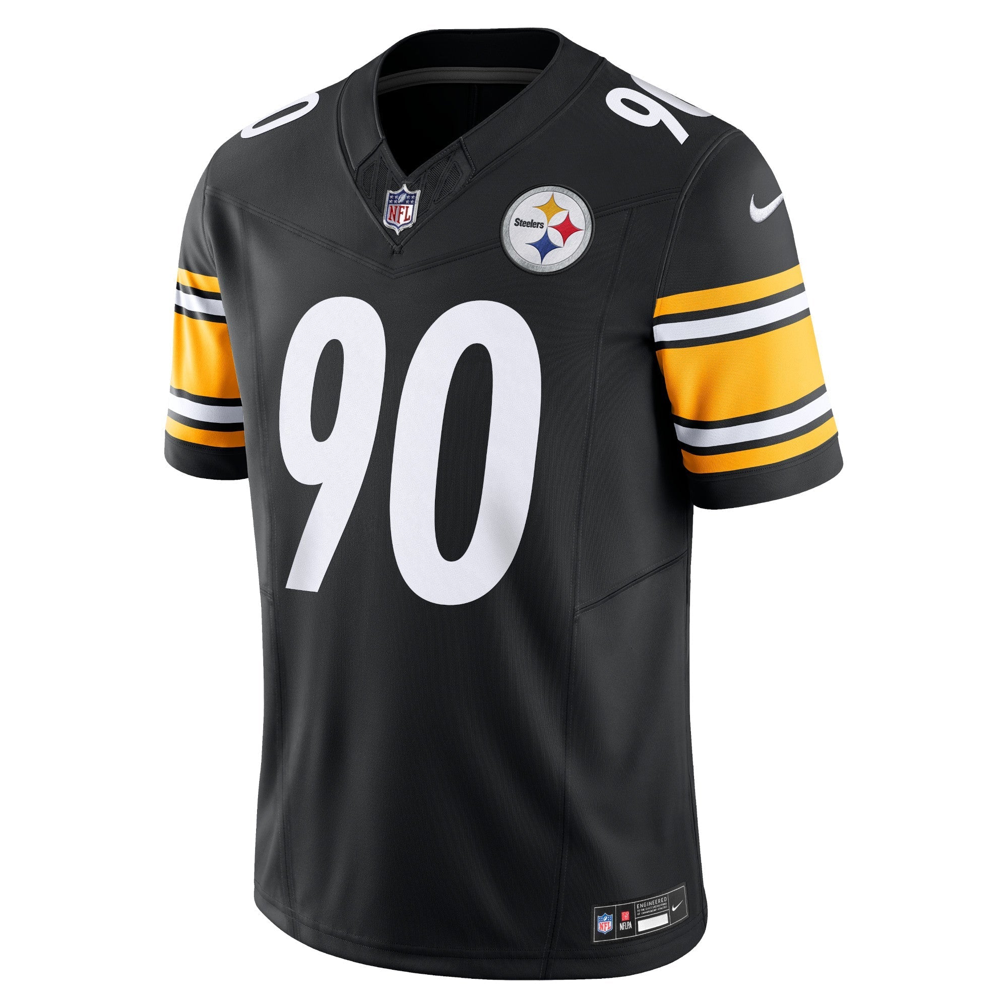 Men's Nike T.J. Watt Black Pittsburgh Steelers Vapor F.U.S.E. Limited Jersey