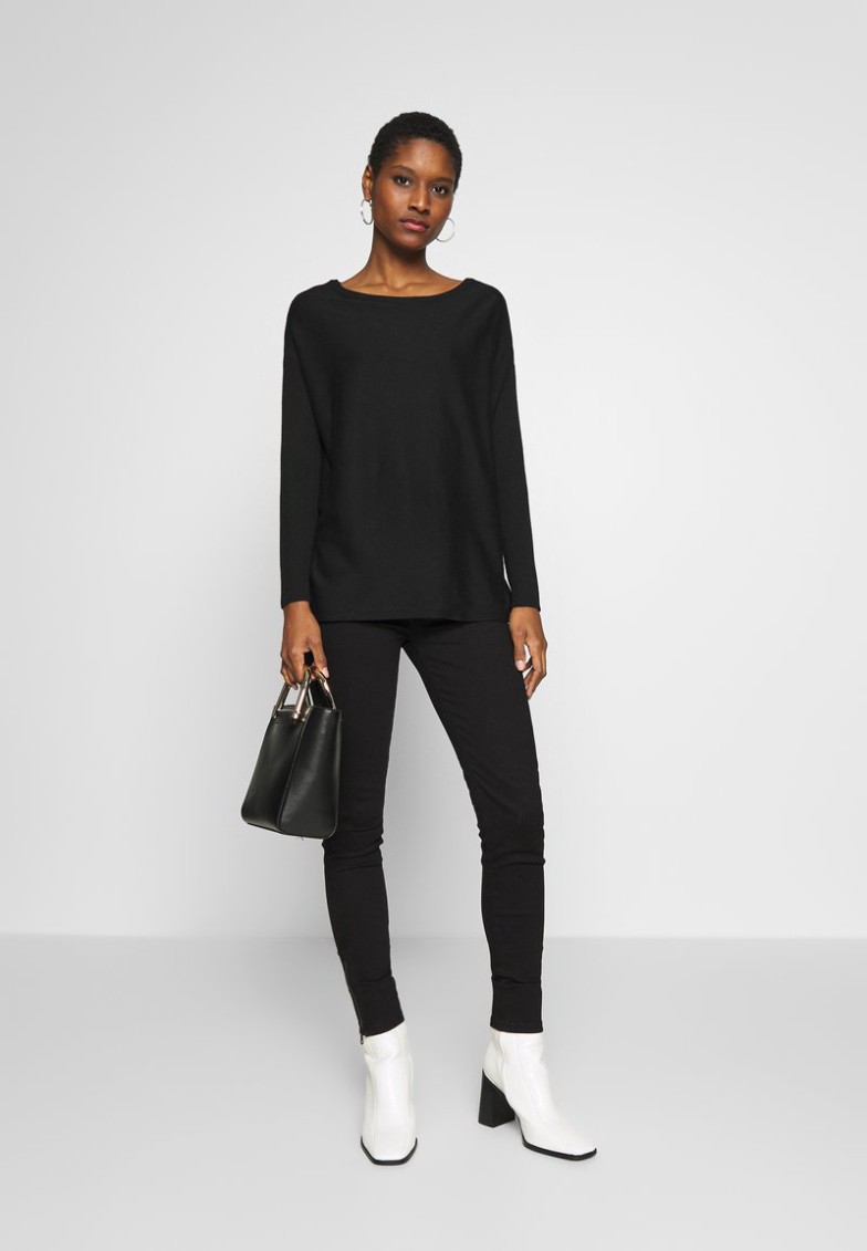 Sale Anna Field BATWING JUMPER BOATNECK – Jersey De Punto – Black, Mujer L