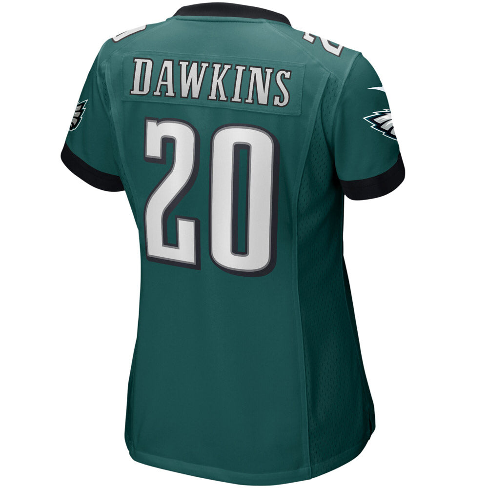 Women's Philadelphia Eagles Brian Dawkins Game Retired Player Jersey Midnight Green