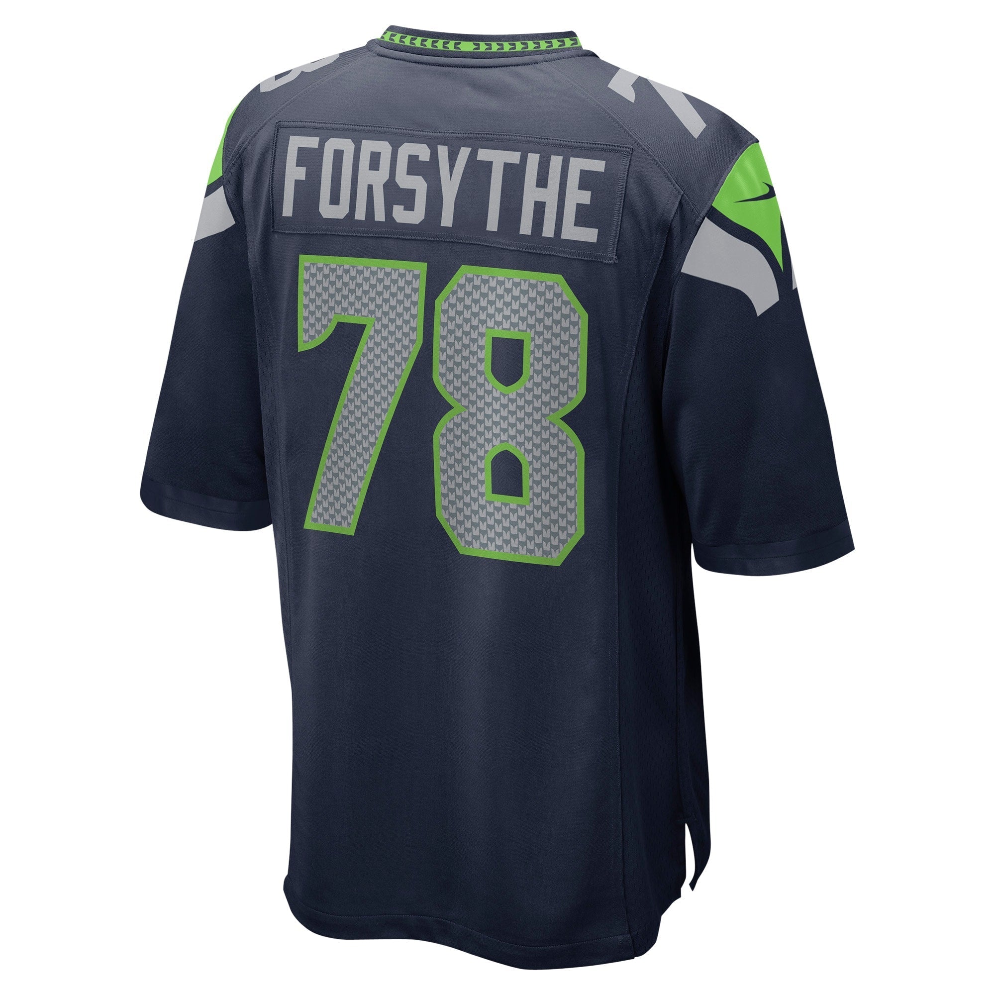 Men's Nike Stone Forsythe College Navy Seattle Seahawks Game Jersey
