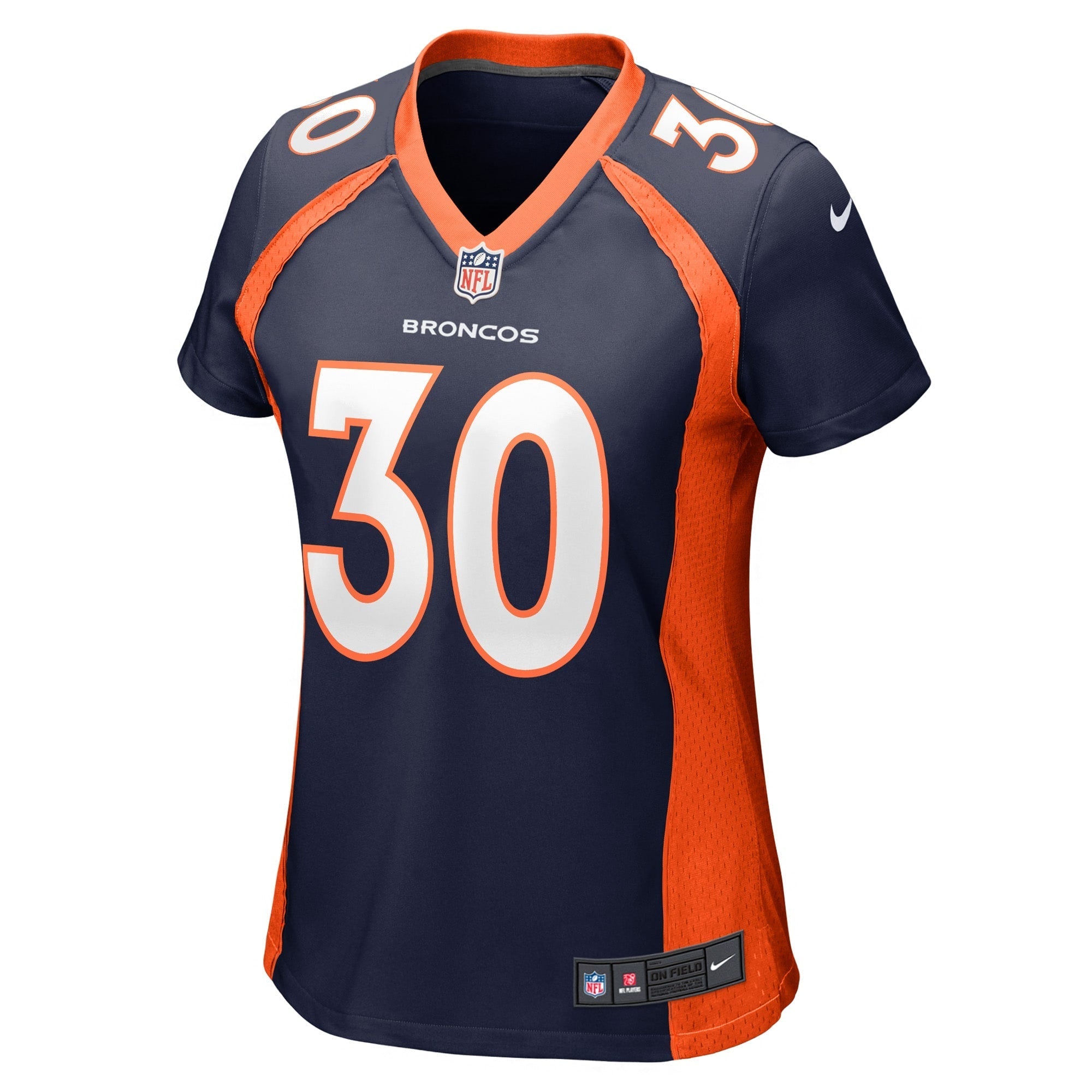 Women's Nike Terrell Davis Navy Denver Broncos Retired Player Jersey