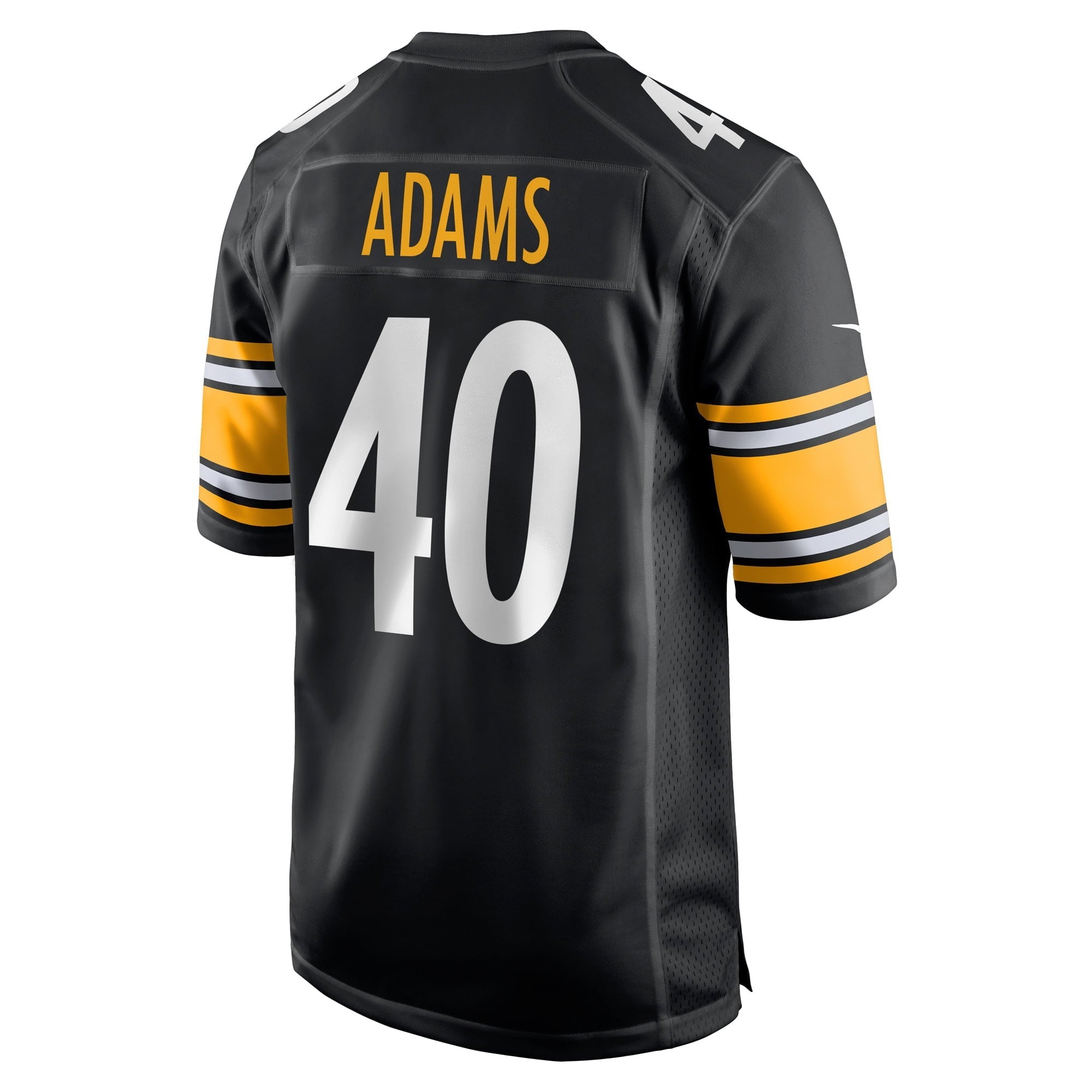 Men's Nike Andrew Adams Black Pittsburgh Steelers Game Player Jersey