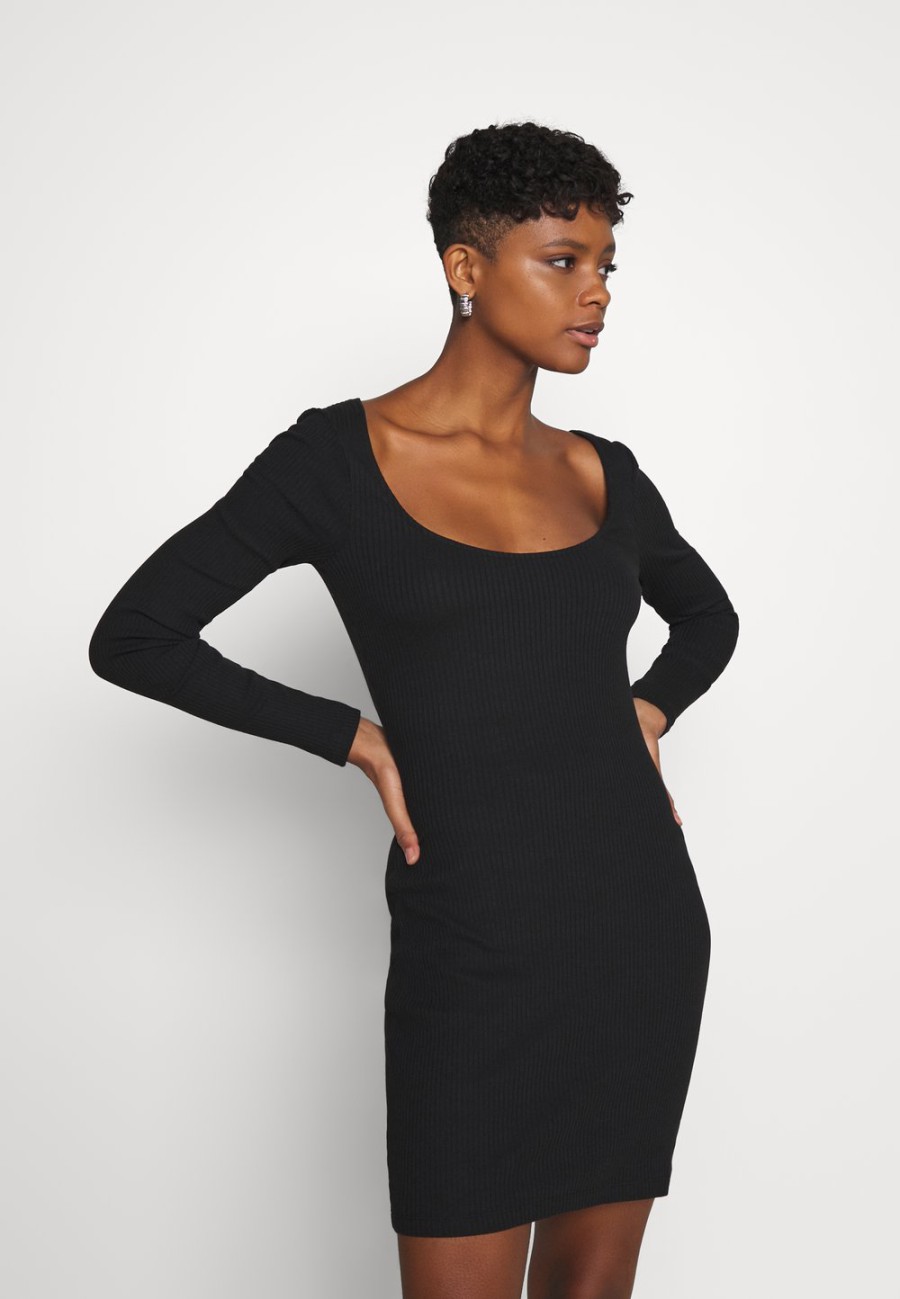 Cheap En Remise Even&Odd Robe en jersey robes encolure large ronde femme XS