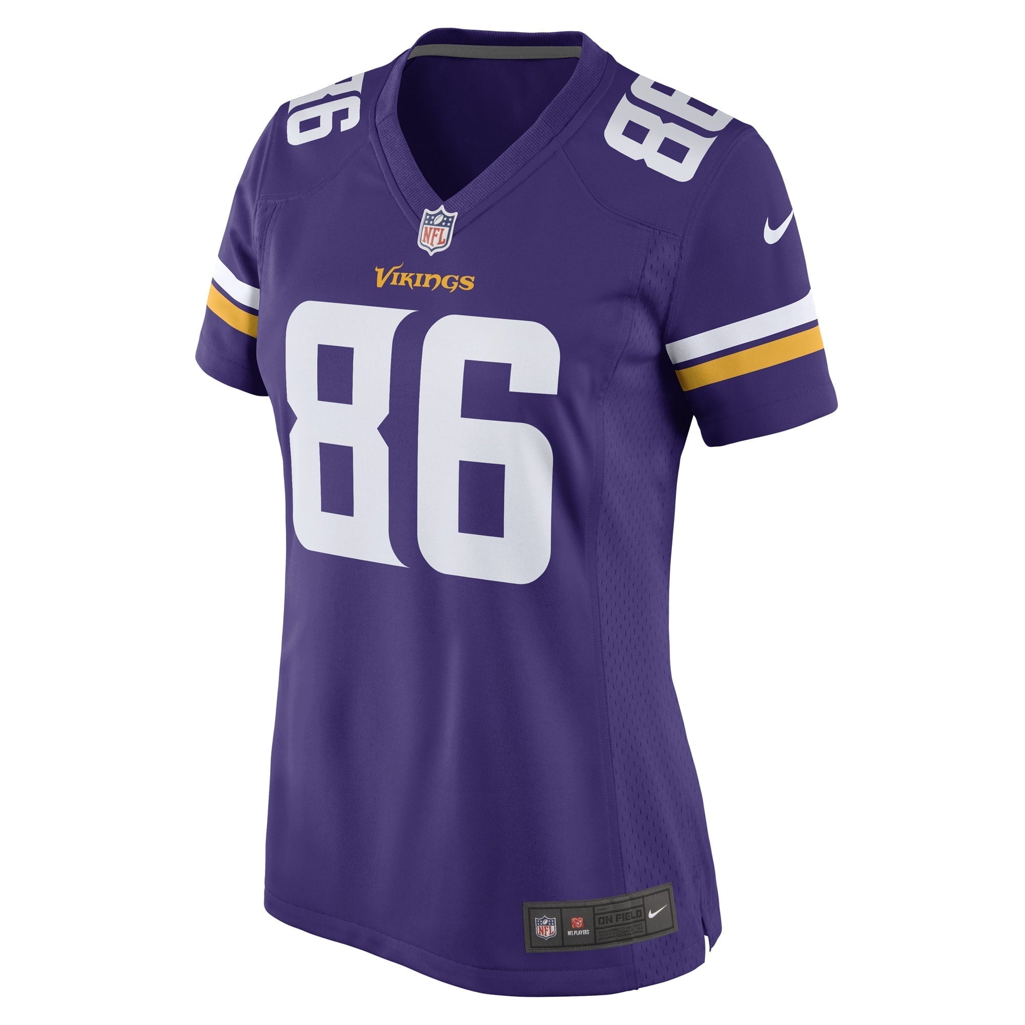 Women's Nike Johnny Mundt Purple Minnesota Vikings Game Player Jersey