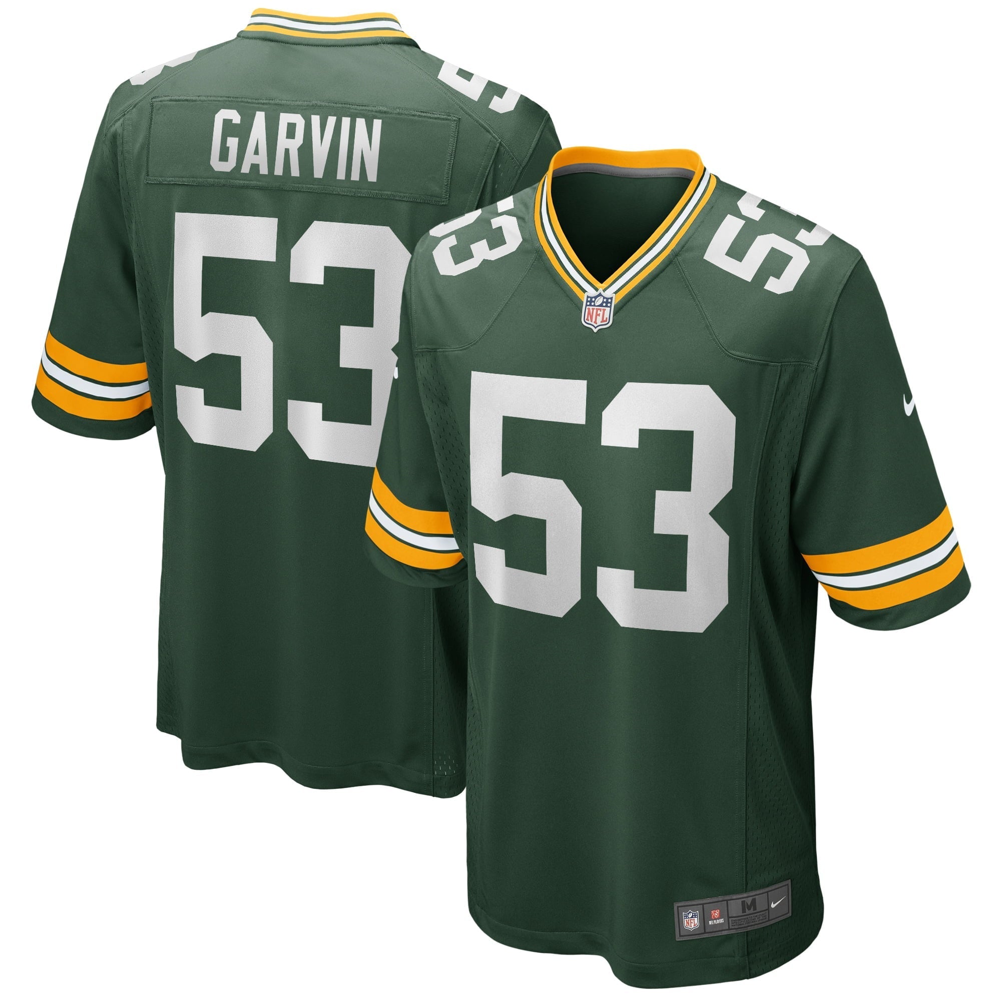 Men's Nike Jonathan Garvin Green Green Bay Packers Player Game Jersey