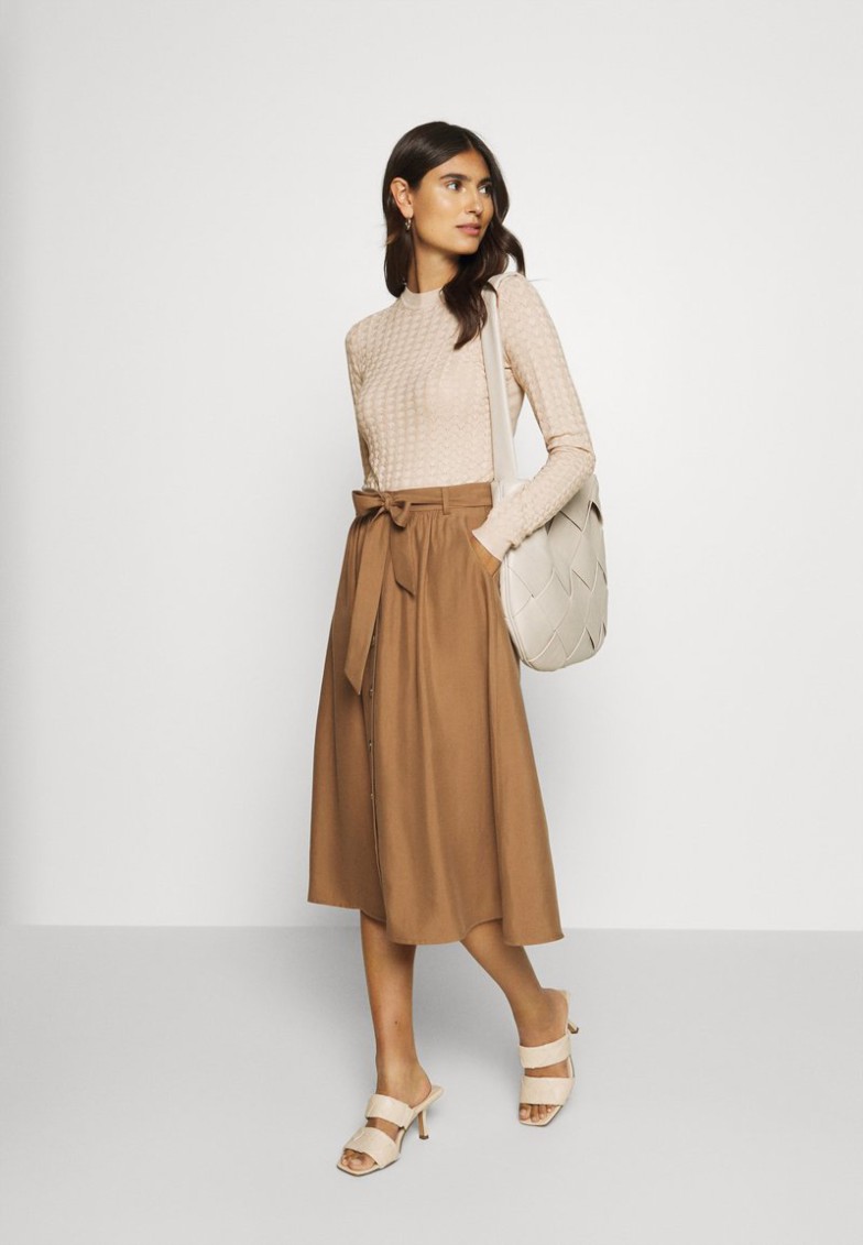 Outlet Anna Field Jersey De Punto – Light Tan Melange, Mujer L