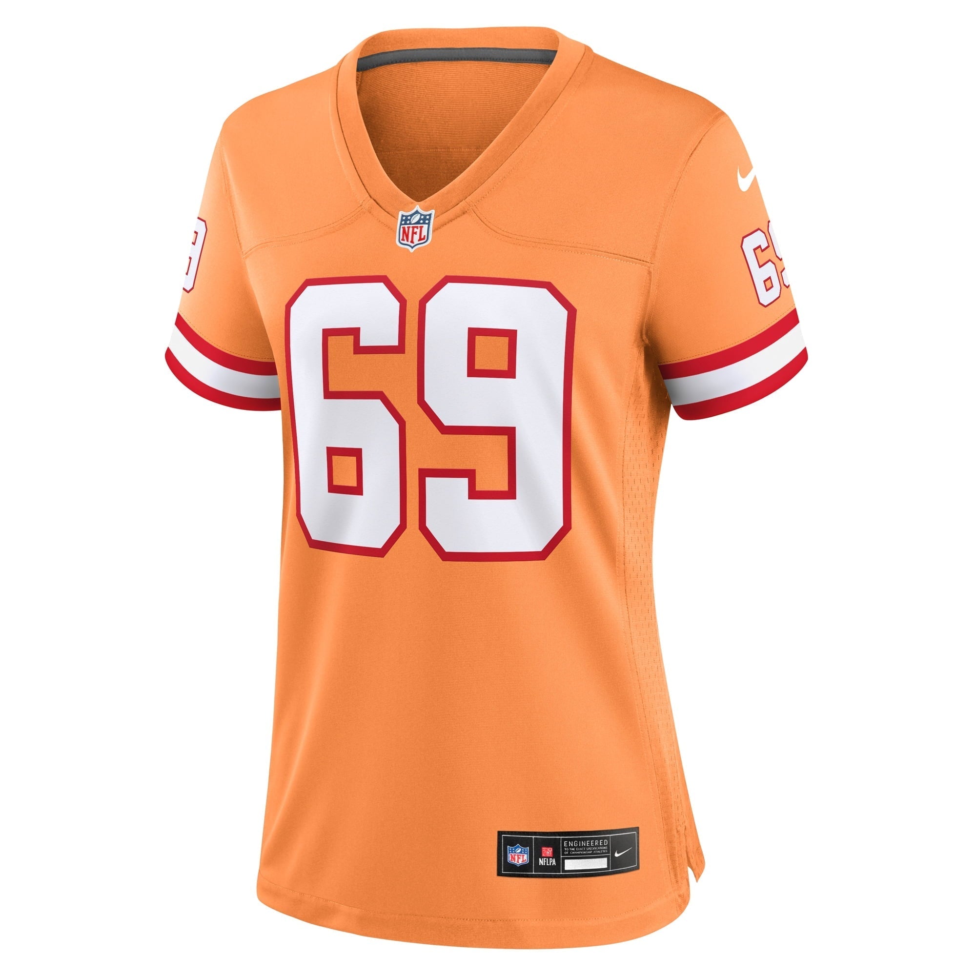Women's Nike Cody Mauch Orange Tampa Bay Buccaneers Throwback Game Jersey