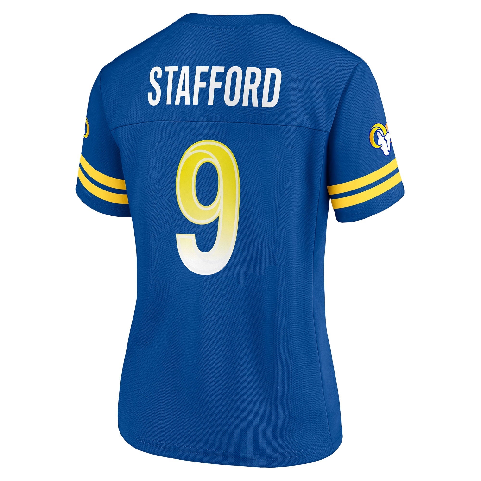 Women's Fanatics Branded Matthew Stafford Royal Los Angeles Rams Game Time Player Jersey