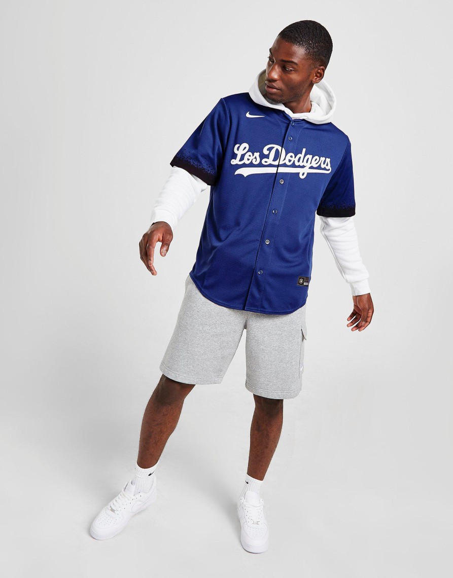 Cheap Nike MLB Los Angeles Dodgers City Connect Jersey Blå S