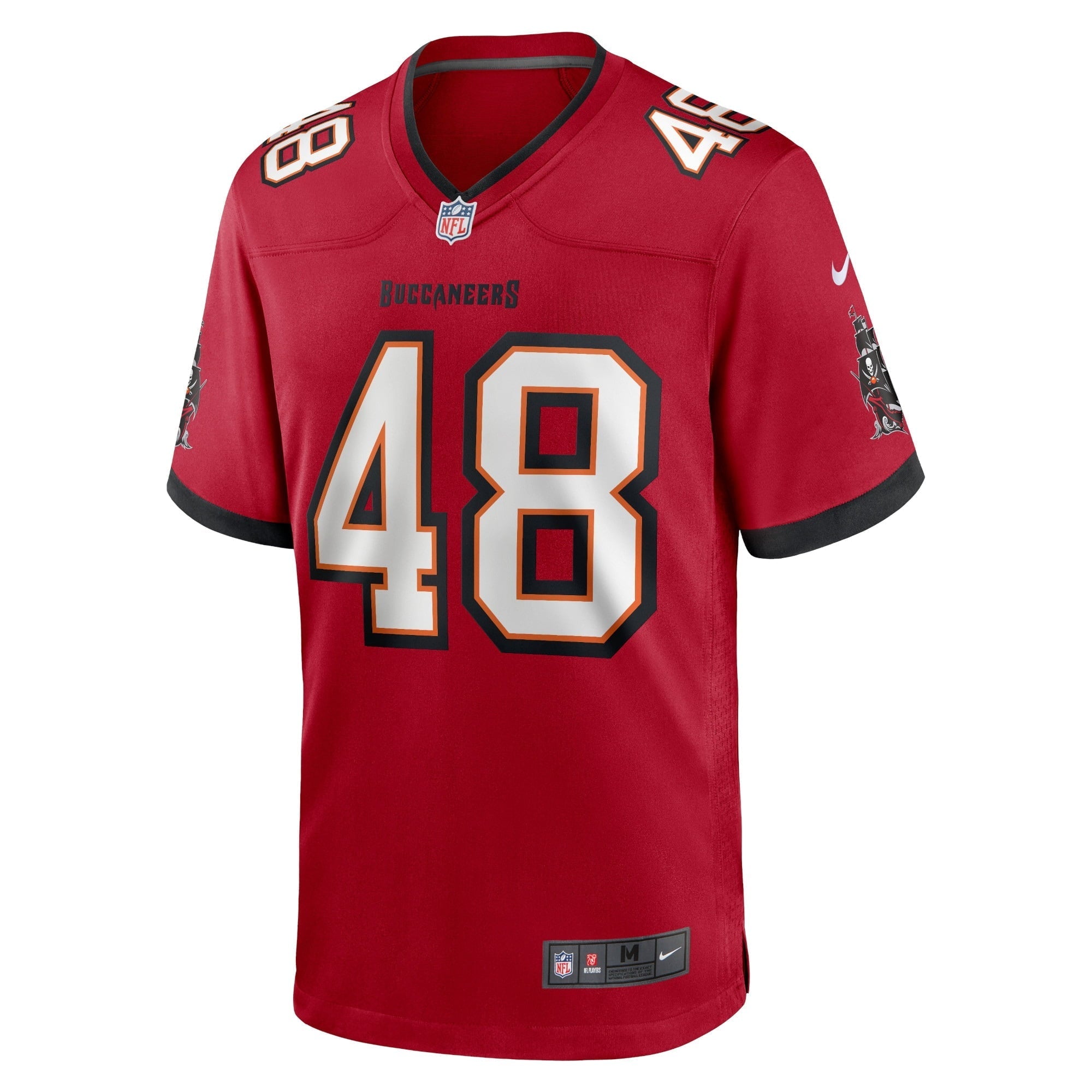 Men's Nike Charles Snowden Red Tampa Bay Buccaneers Home Game Player Jersey