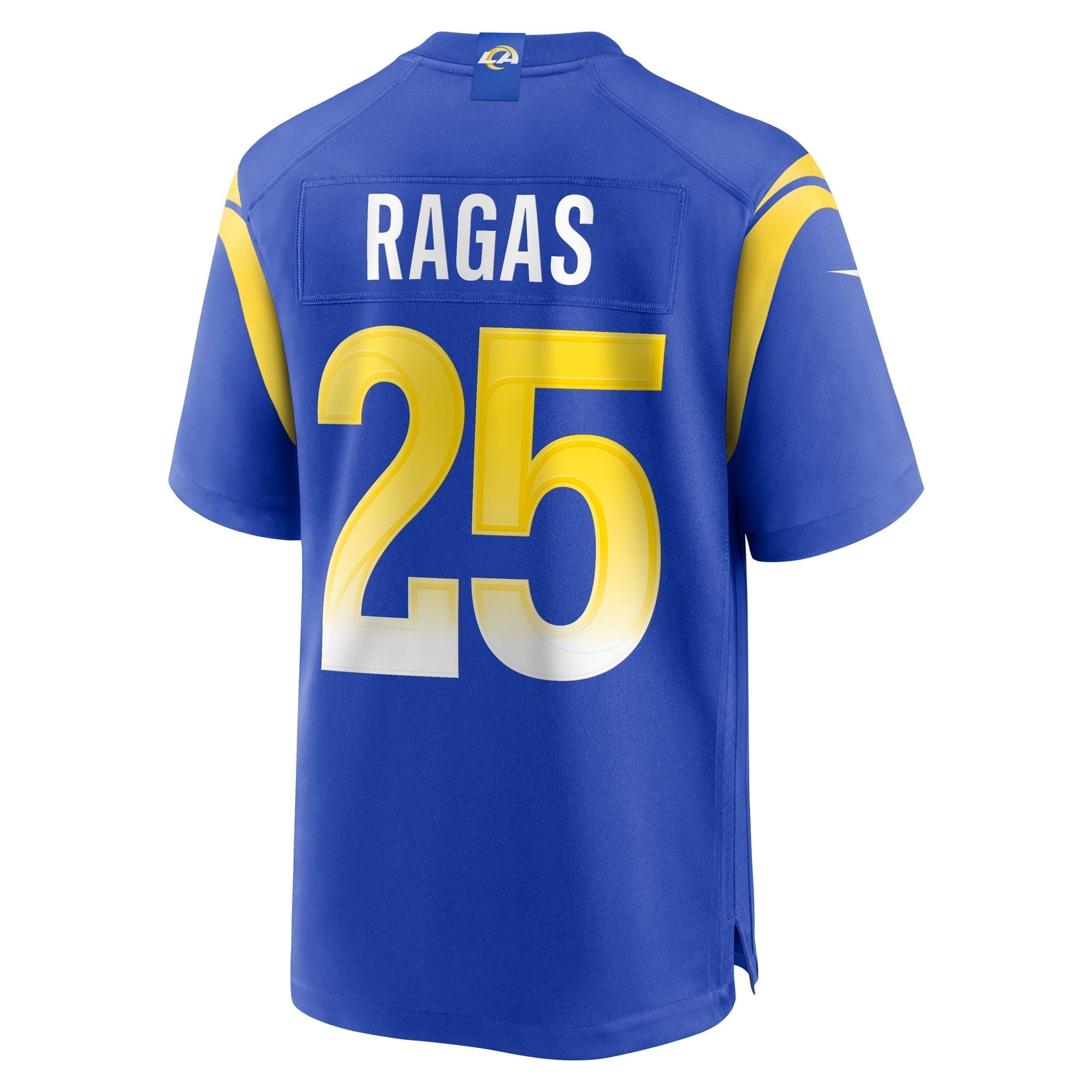 Men's Nike Trey Ragas Royal Los Angeles Rams Game Player Jersey