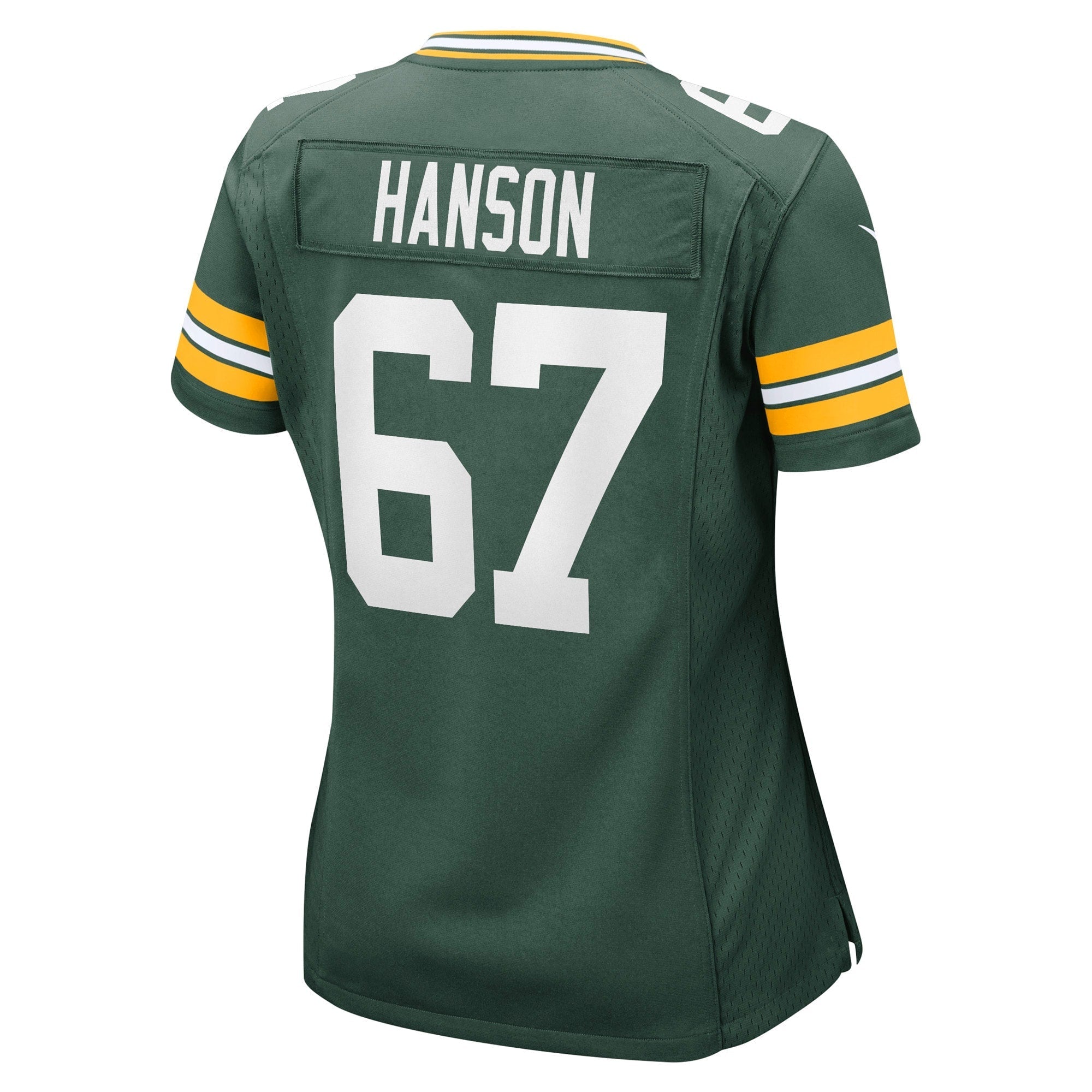 Women's Nike Jake Hanson Green Green Bay Packers Game Player Jersey