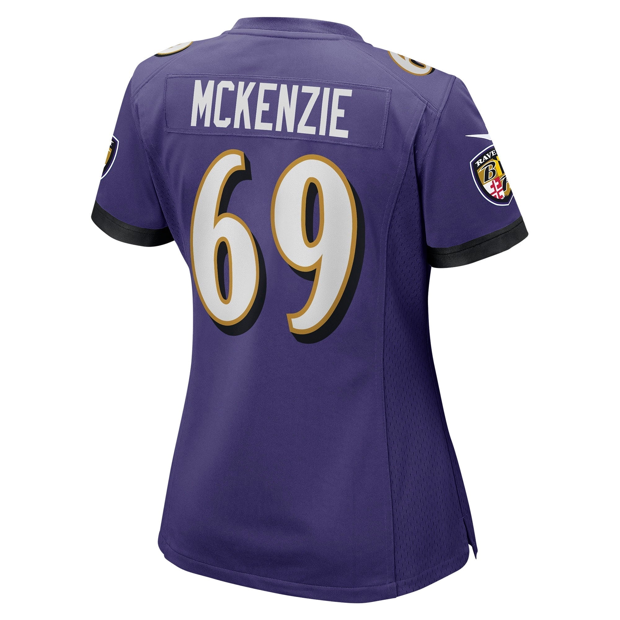 Women's Nike Kahlil McKenzie Purple Baltimore Ravens Game Jersey