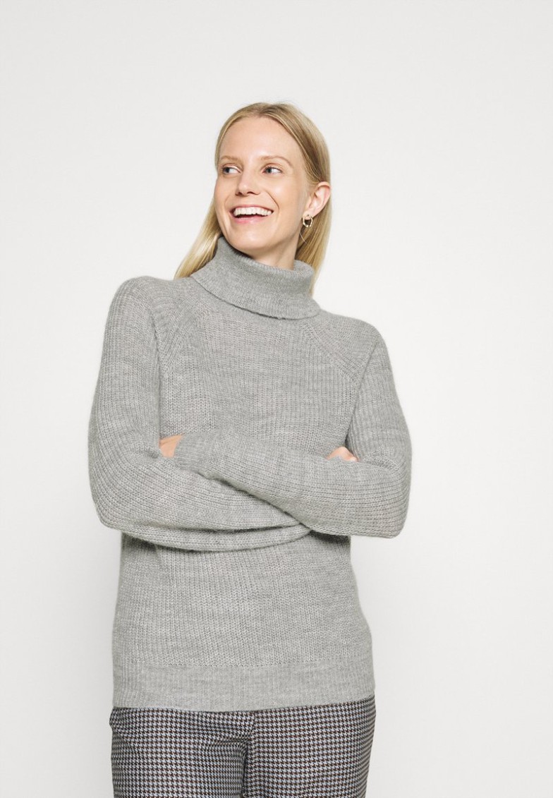 Discount Anna Field WOOL BLEND TURTLENECK – Jersey De Punto – Mottled Light Grey, Mujer L