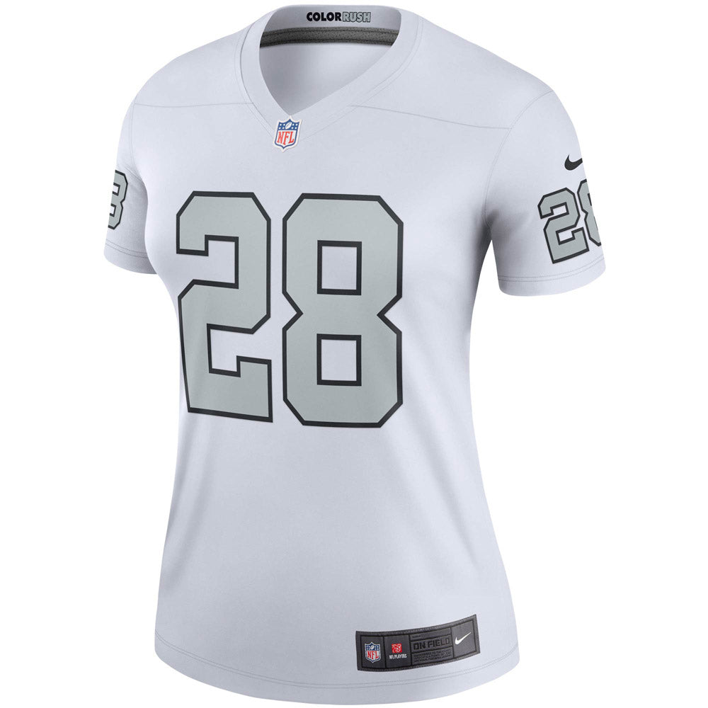 Women's Las Vegas Raiders Josh Jacobs Color Rush Legend Player Jersey White