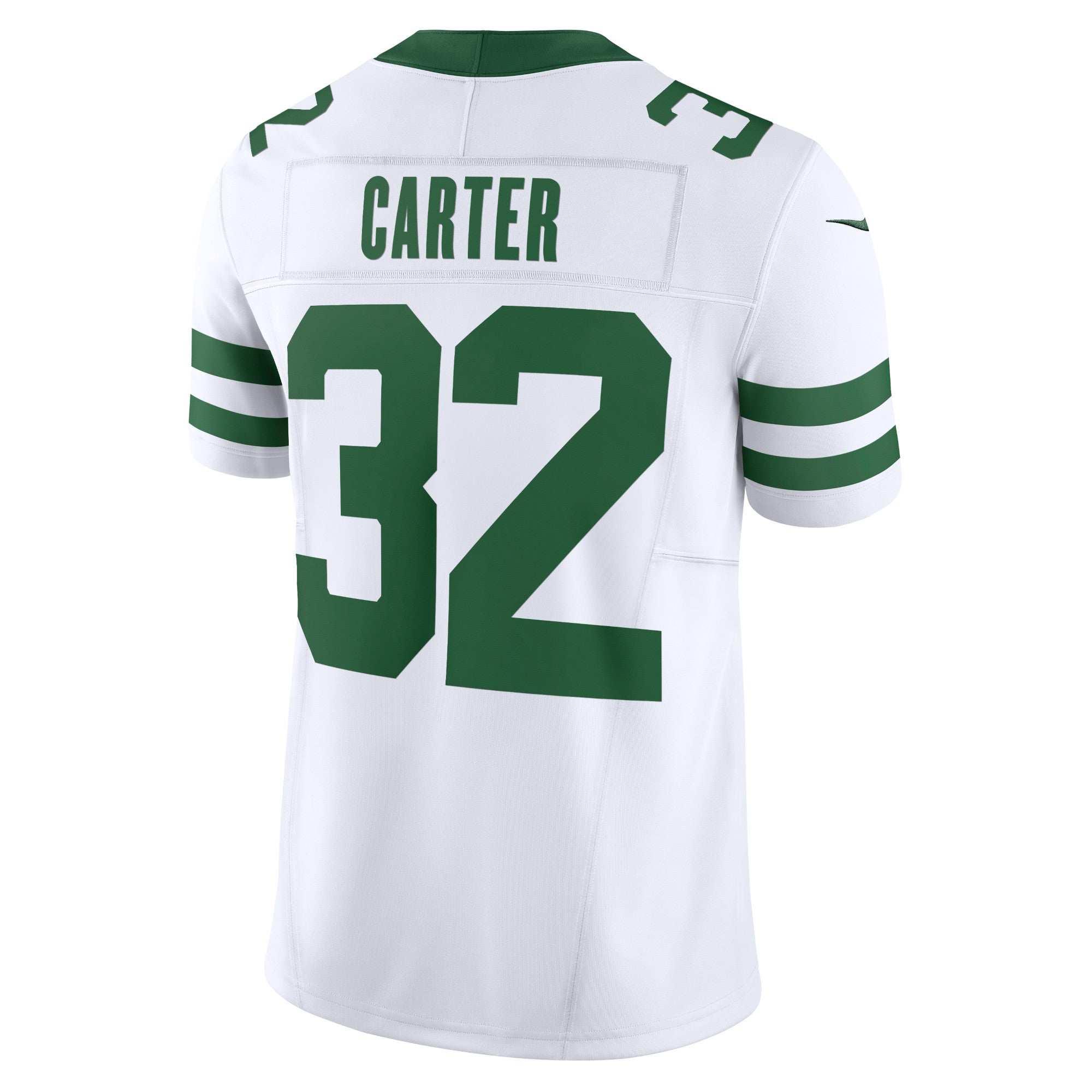 Men's Nike Michael Carter White New York Jets Legacy Vapor F.U.S.E. Limited Jersey