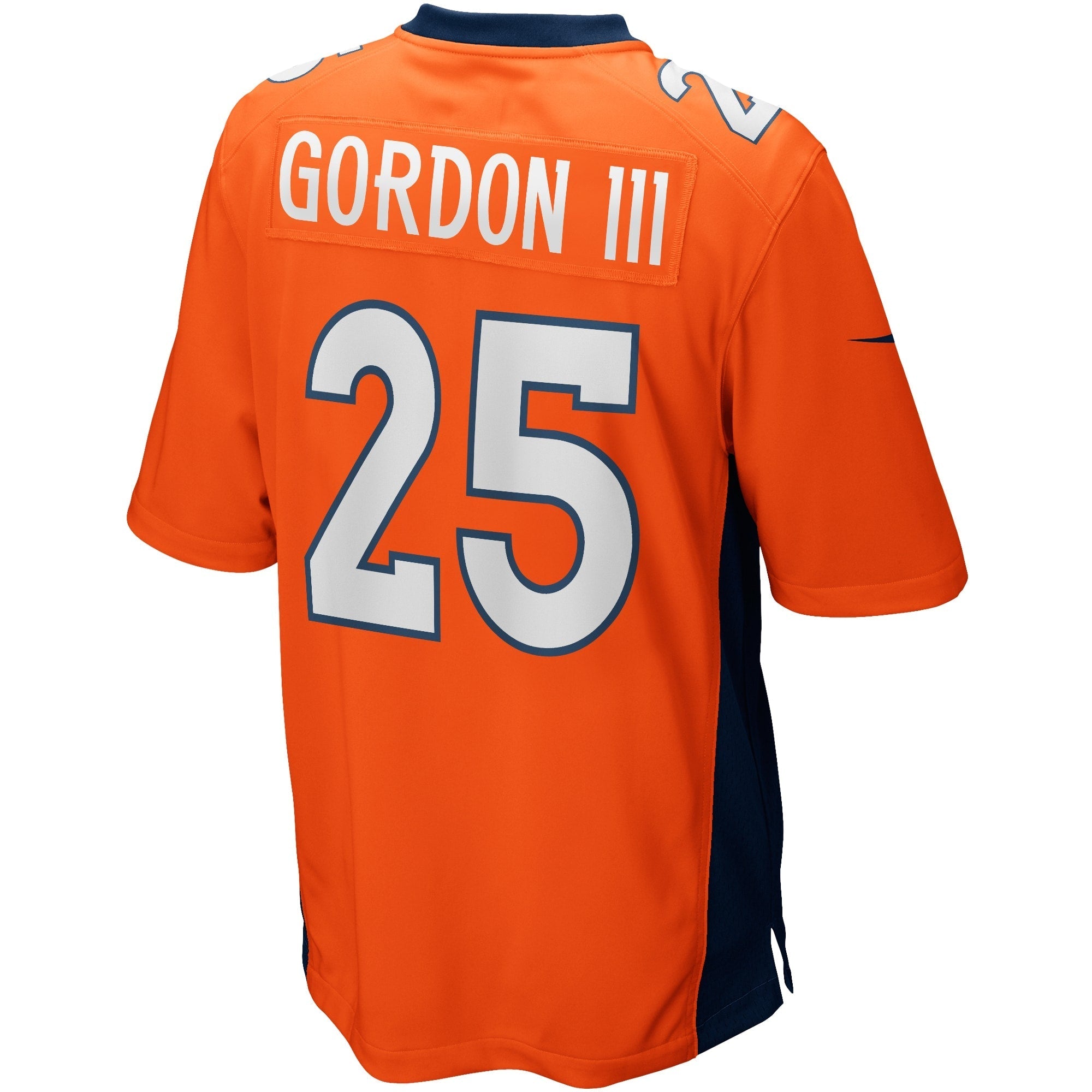 Men's Nike Melvin Gordon III Orange Denver Broncos Game Jersey