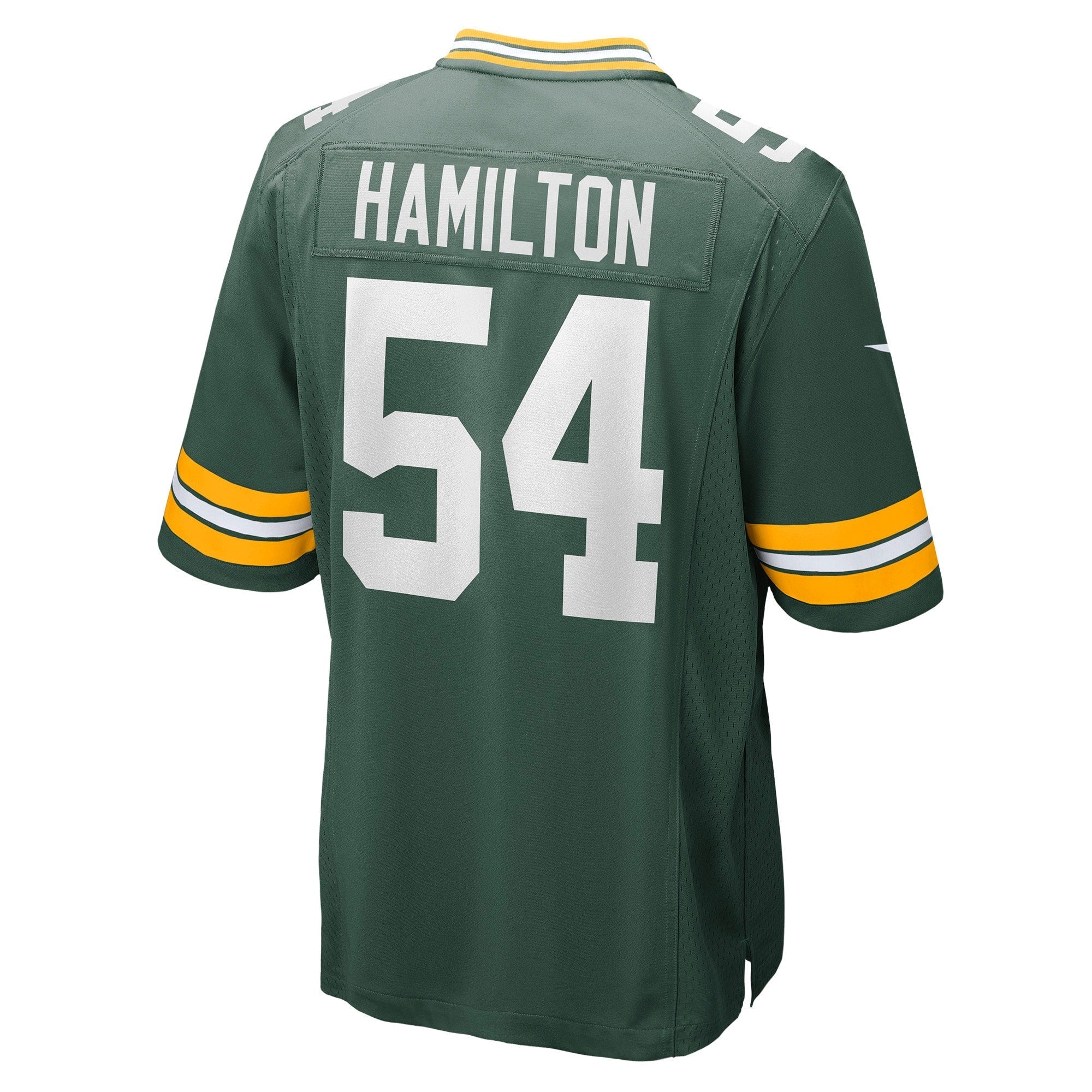 Men's Nike La'Darius Hamilton Green Green Bay Packers Game Jersey