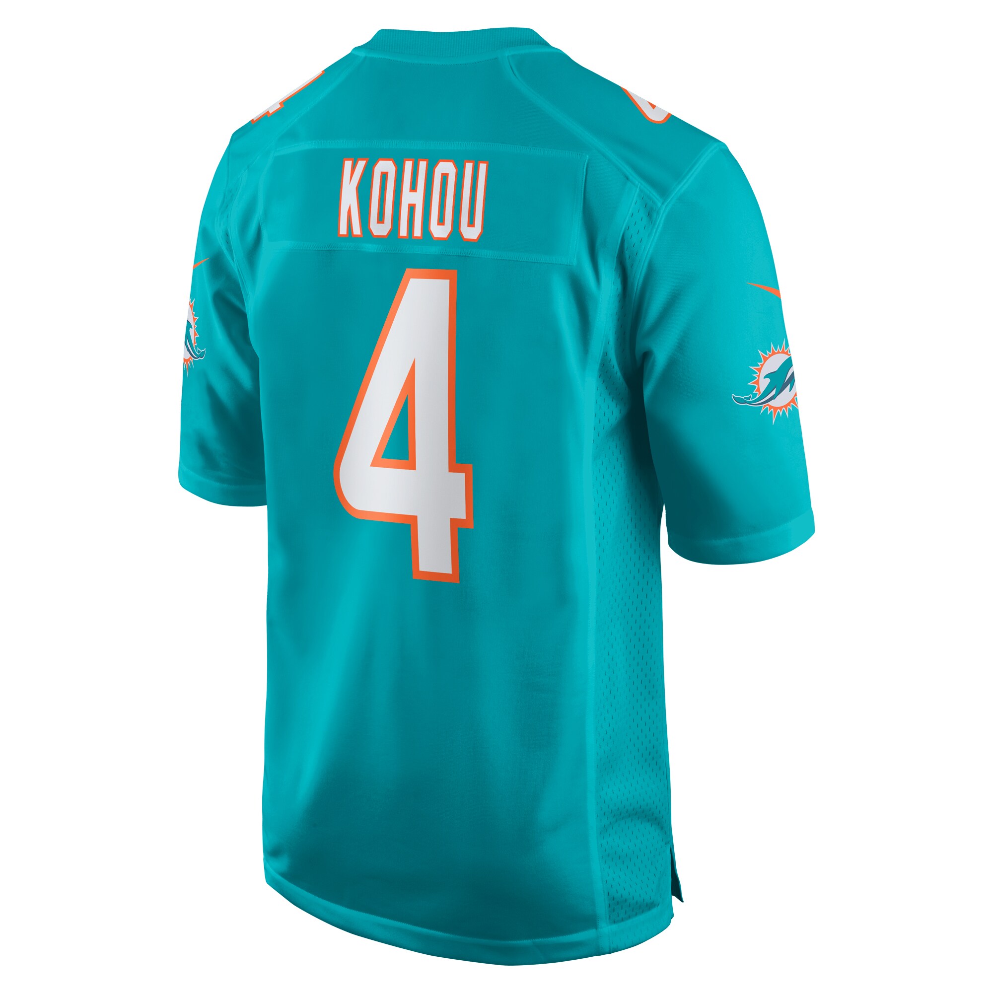 Kader Kohou Miami Dolphins Nike Game Player Jersey - Aqua