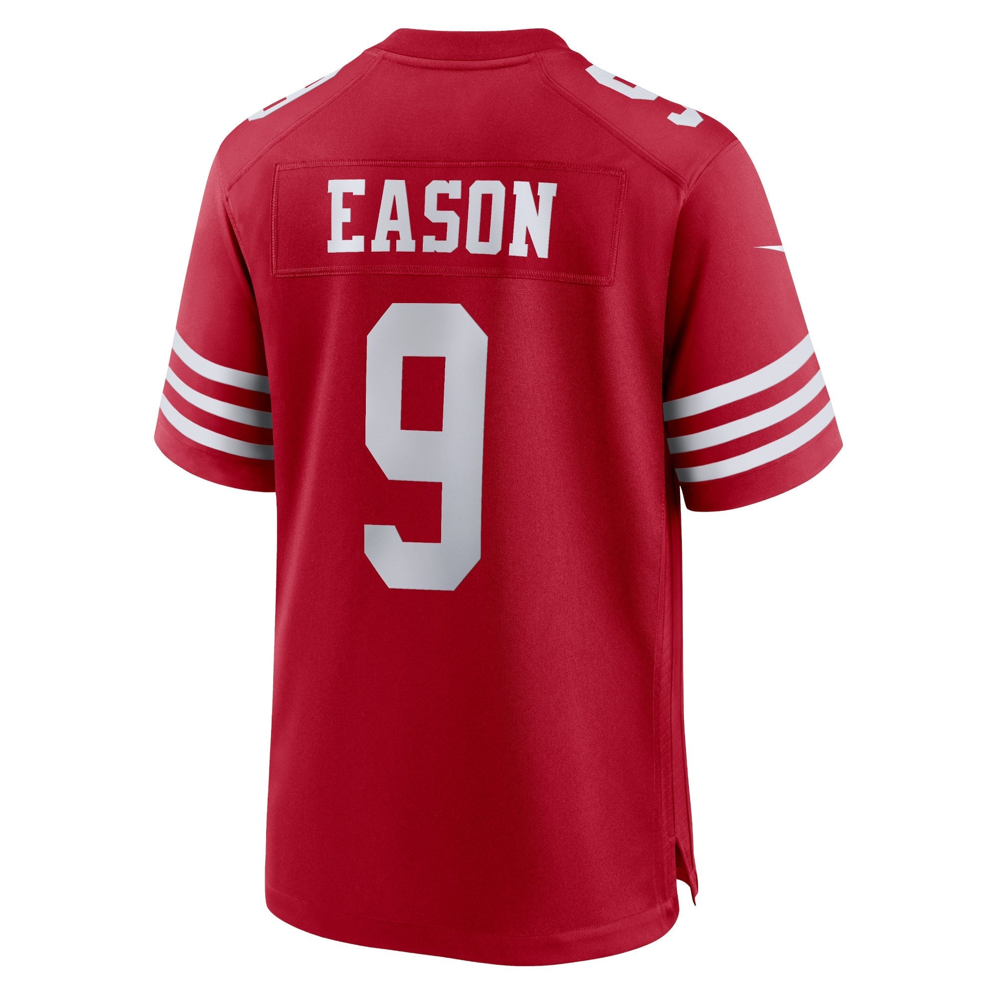 Men's Nike Jacob Eason Scarlet San Francisco 49ers Home Game Player Jersey