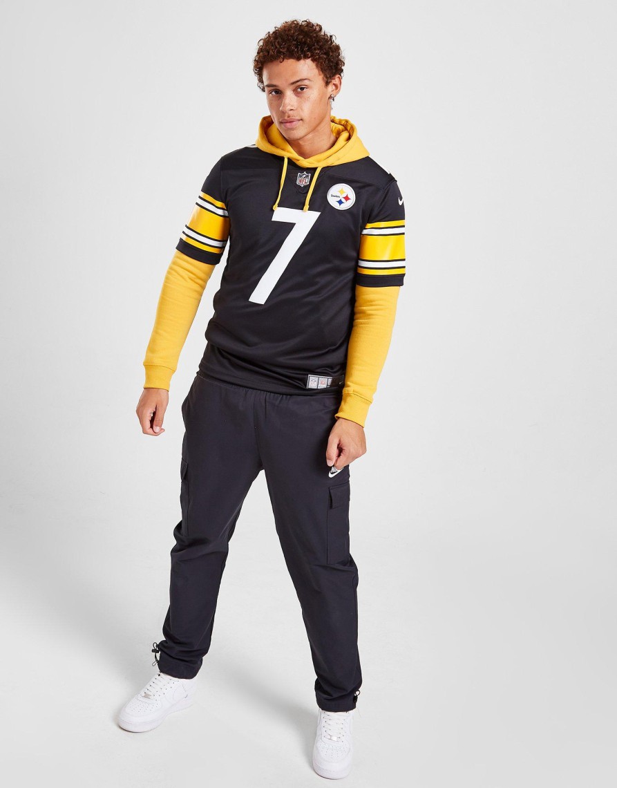 Discount Nike NFL Pittsburgh Steelers Roethlisberger #7 Jersey Sort S