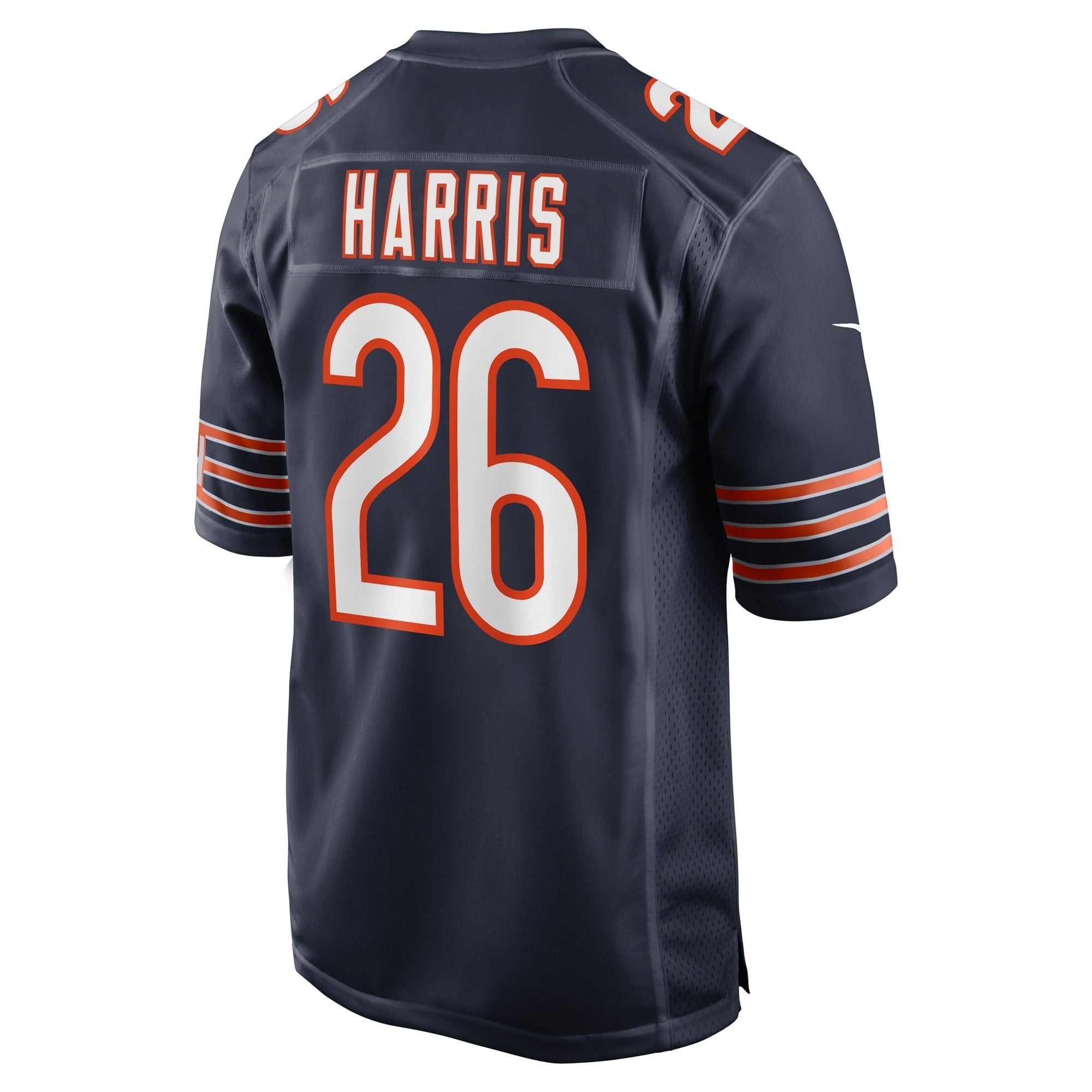 Men's Nike Davontae Harris Navy Chicago Bears Game Player Jersey