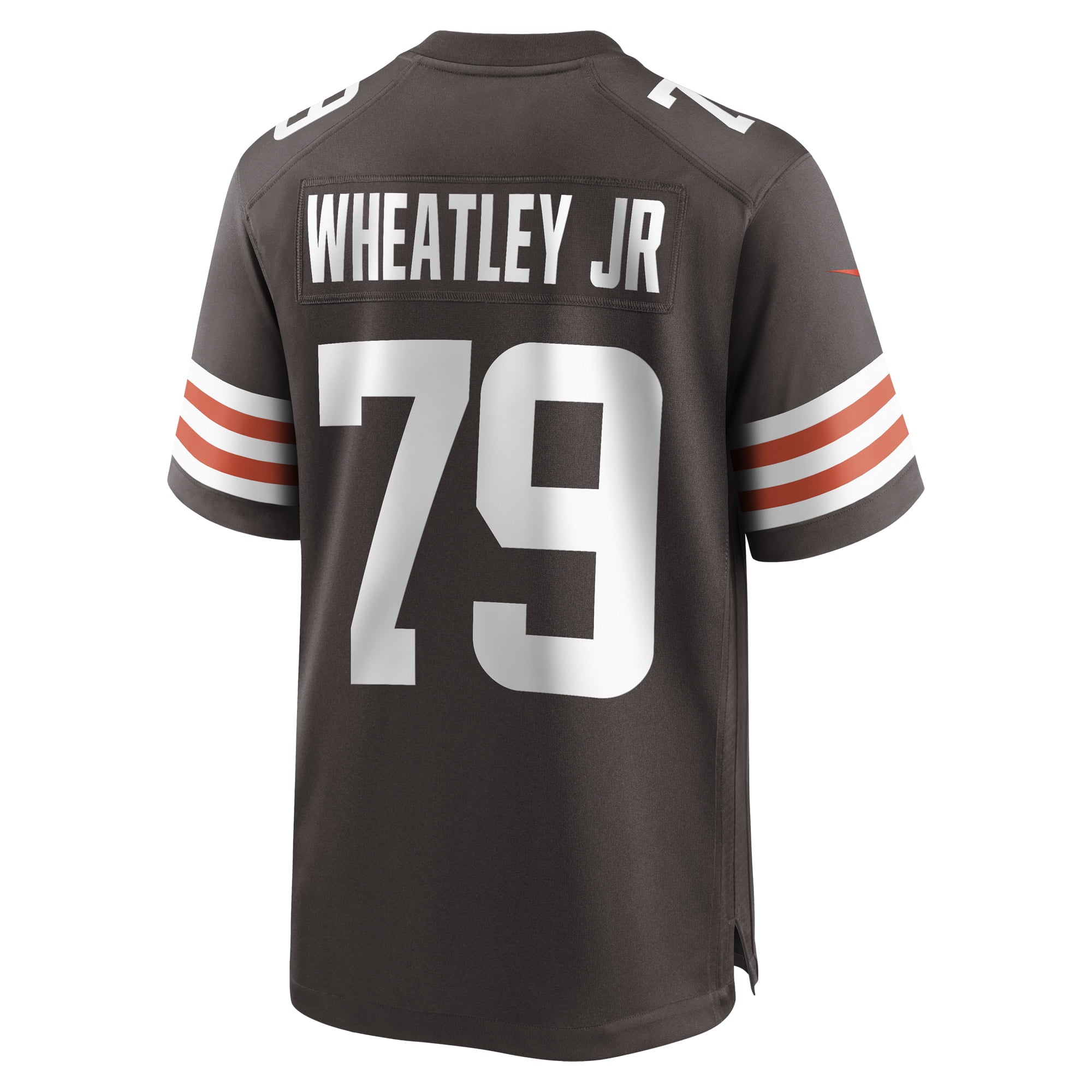 Men's Nike Tyrone Wheatley Brown Cleveland Browns Team Game Jersey