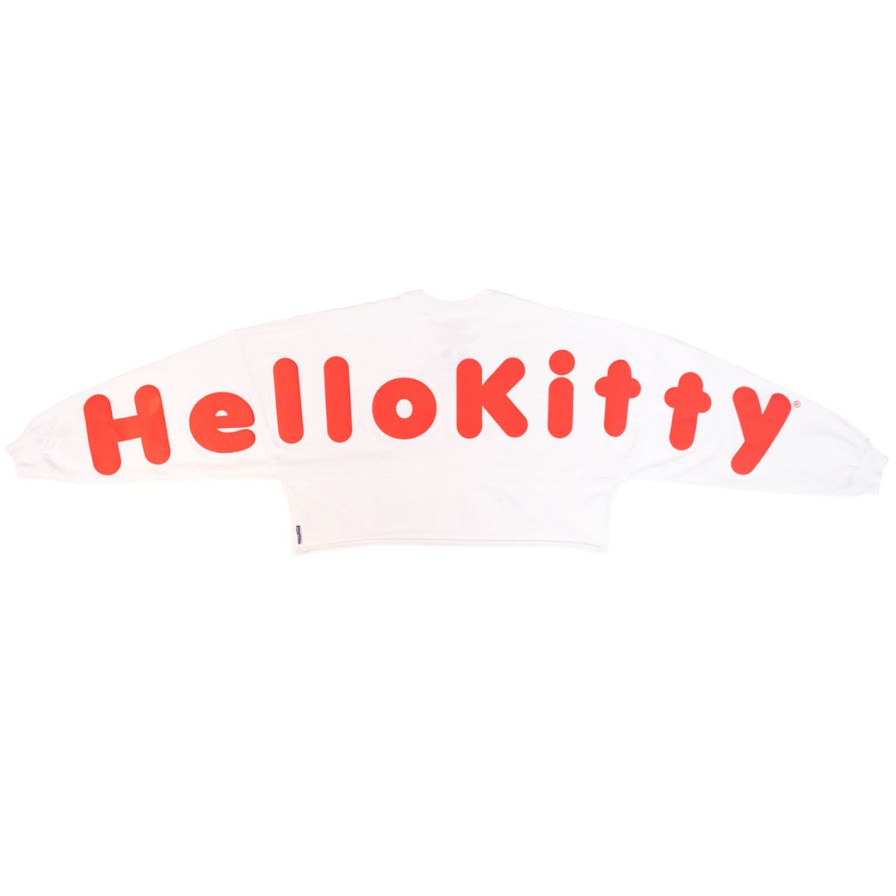 Clearance Hello Kitty JapanLA Cropped Spirit Jersey WHITE
