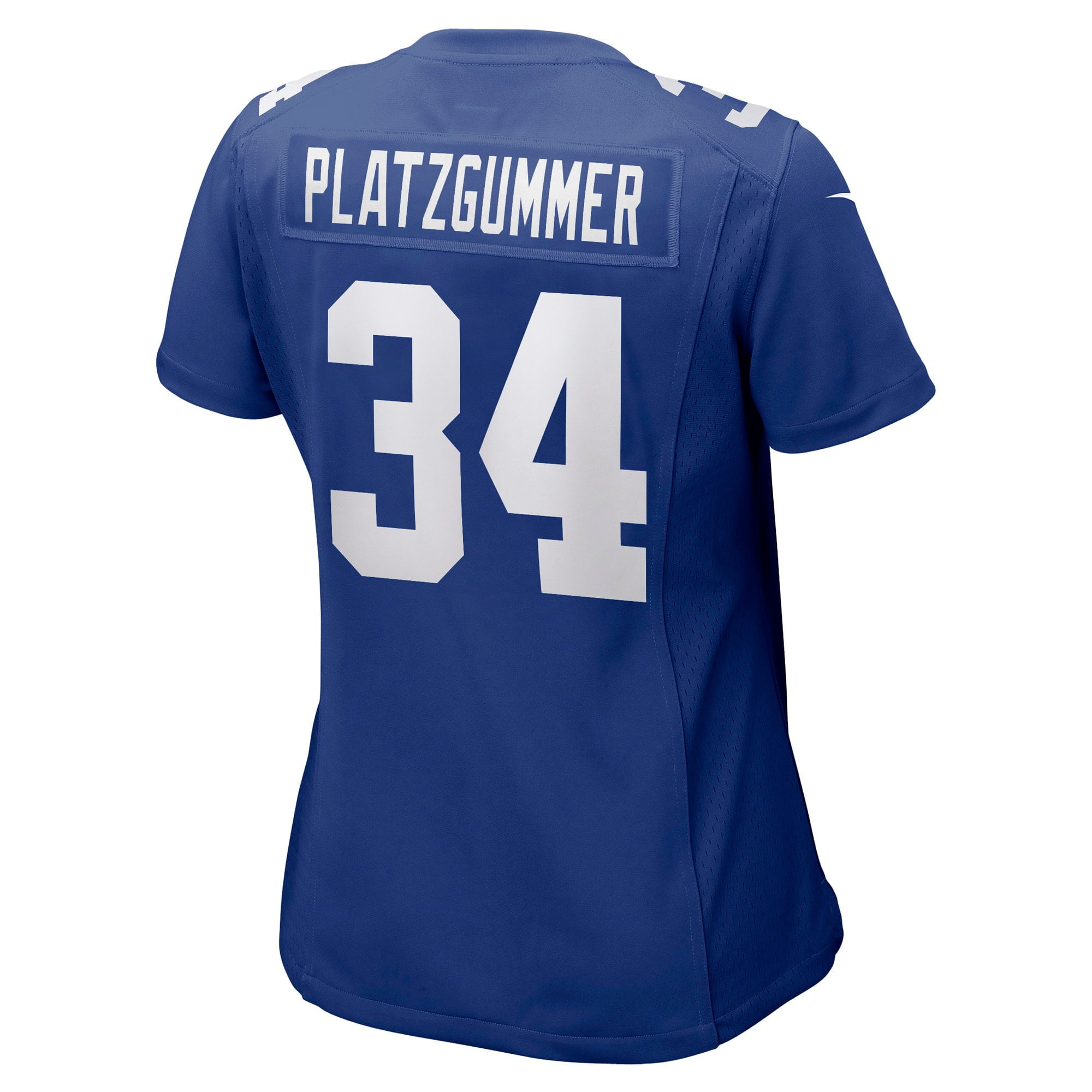 Women's Nike Sandro Platzgummer Royal New York Giants Game Player Jersey