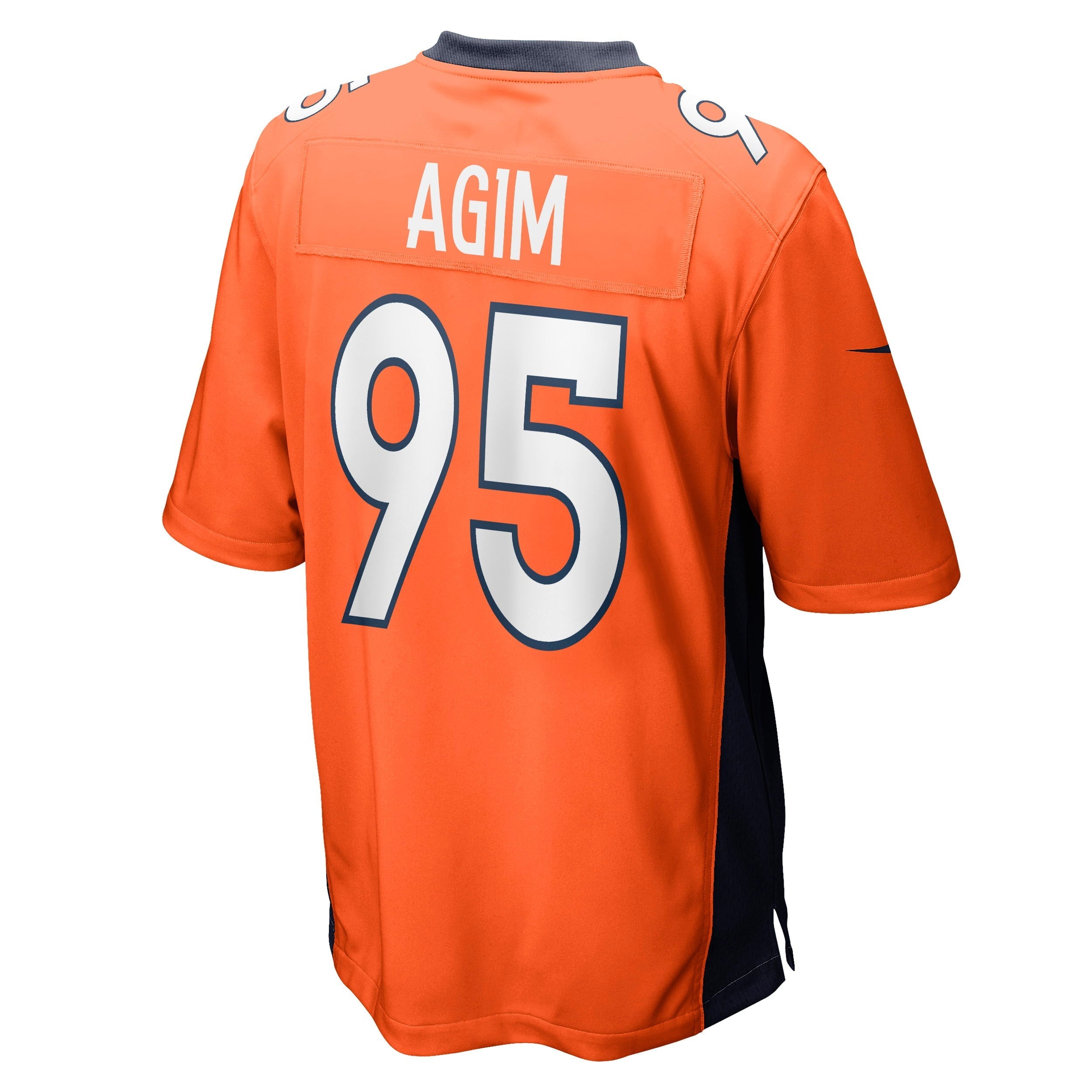 Men's Nike McTelvin Agim Orange Denver Broncos Game Jersey