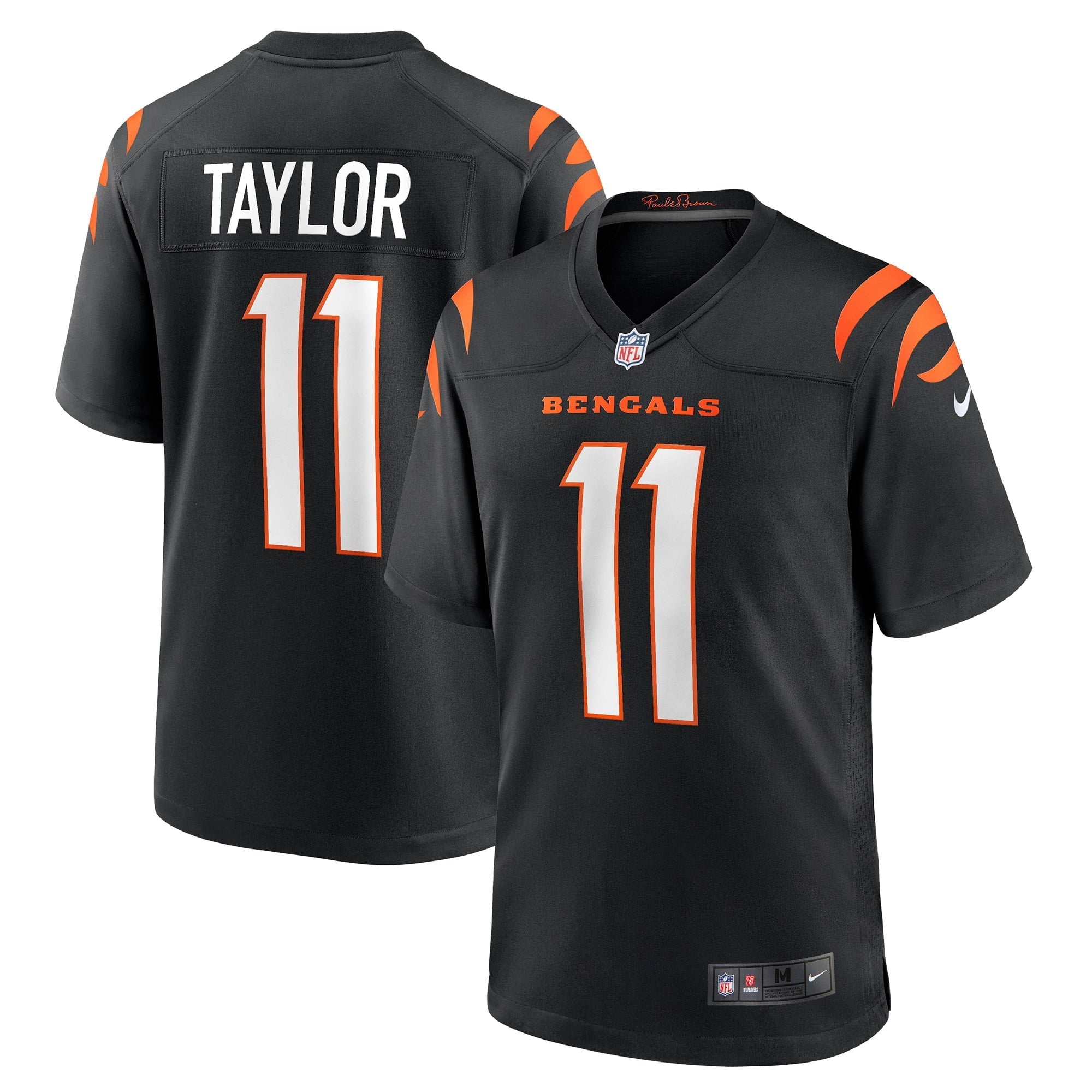Men's Nike Trent Taylor Black Cincinnati Bengals Game Jersey