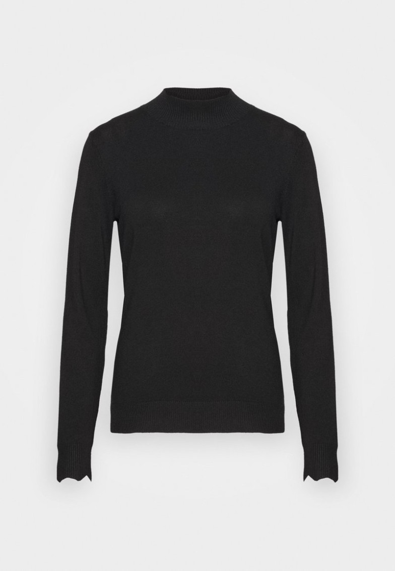 Outlet Anna Field SCALLOP DETAIL JUMPER – Jersey De Punto – Black, Mujer L