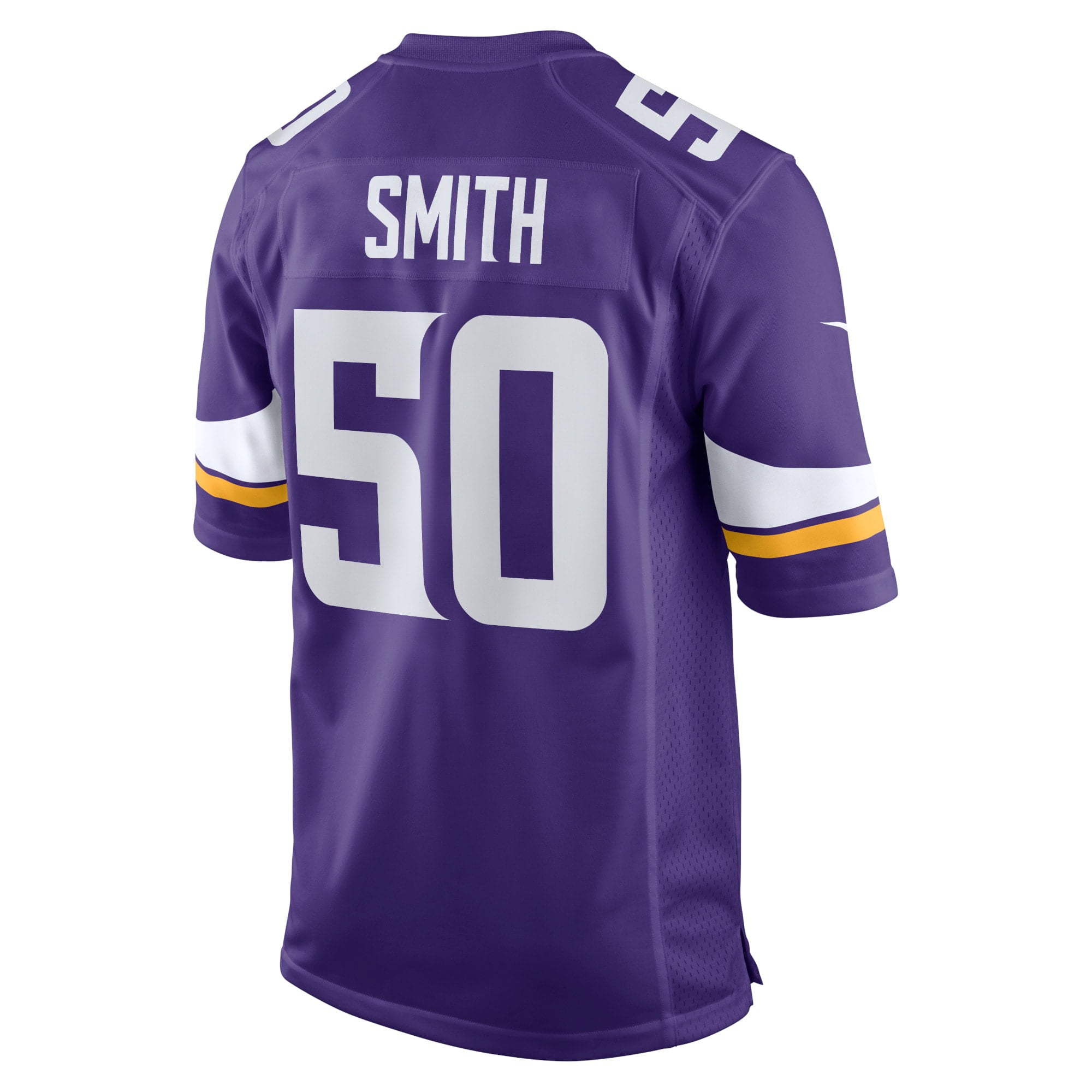 Men's Nike TJ Smith Purple Minnesota Vikings Home Game Player Jersey