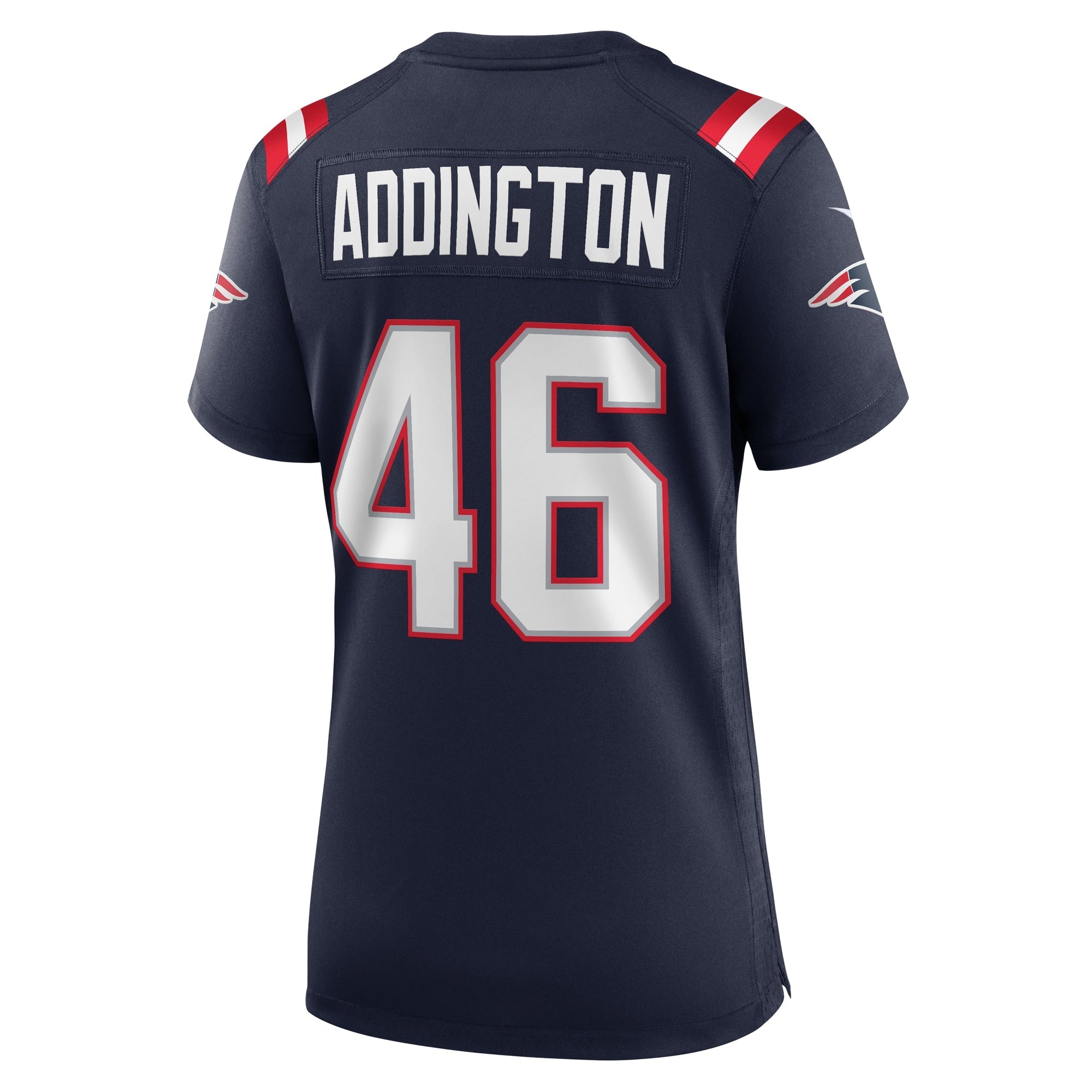 Women's Nike Tucker Addington Navy New England Patriots Home Game Player Jersey