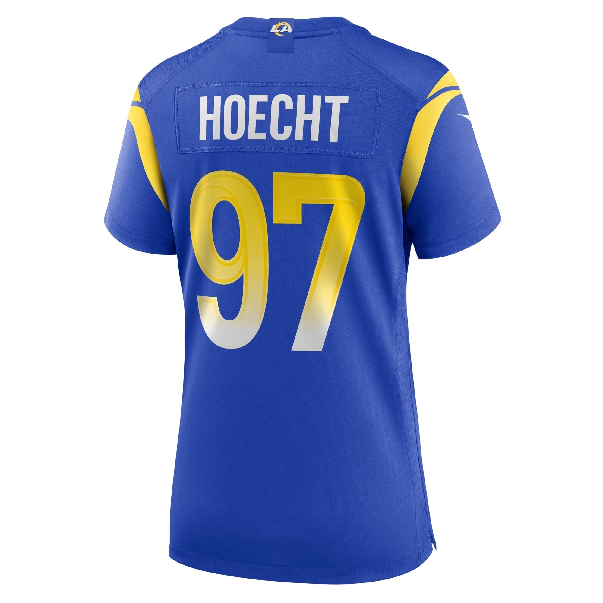 Women's Nike Michael Hoecht Royal Los Angeles Rams Game Player Jersey