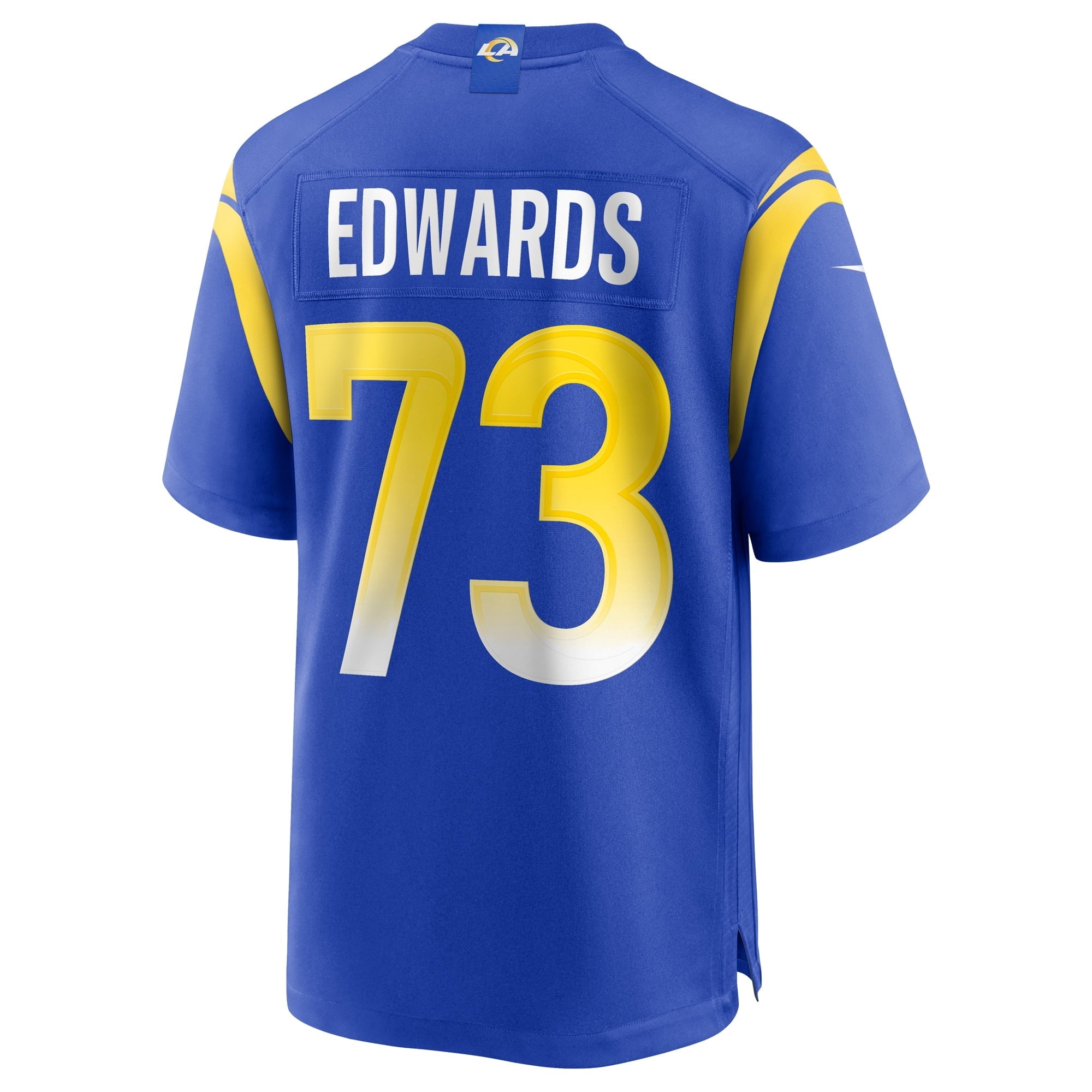 Men's Nike David Edwards Royal Los Angeles Rams Game Jersey