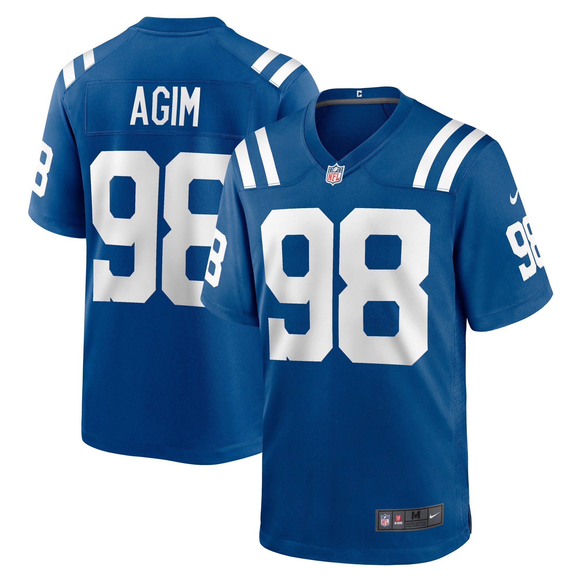 McTelvin Agim Indianapolis Colts Nike Team Game Jersey -  Royal