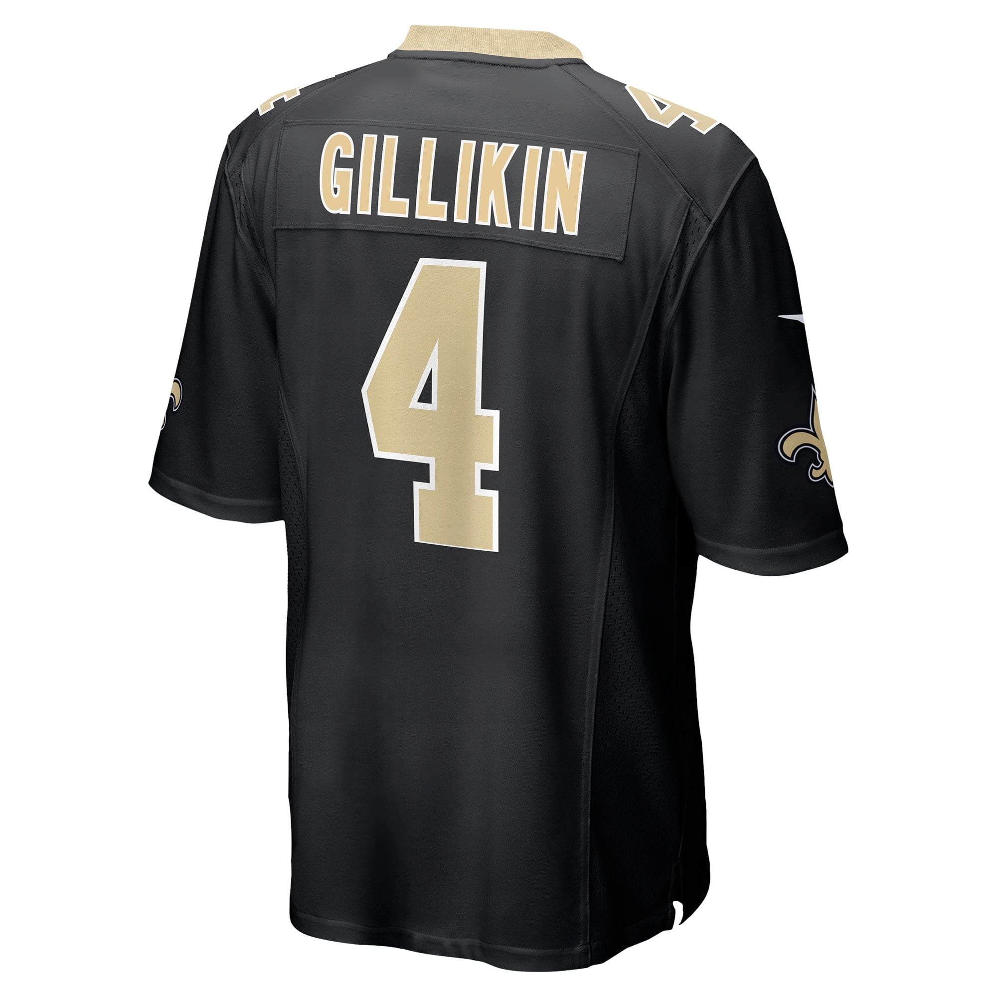 Men's Nike Blake Gilikin Black New Orleans Saints Game Player Jersey