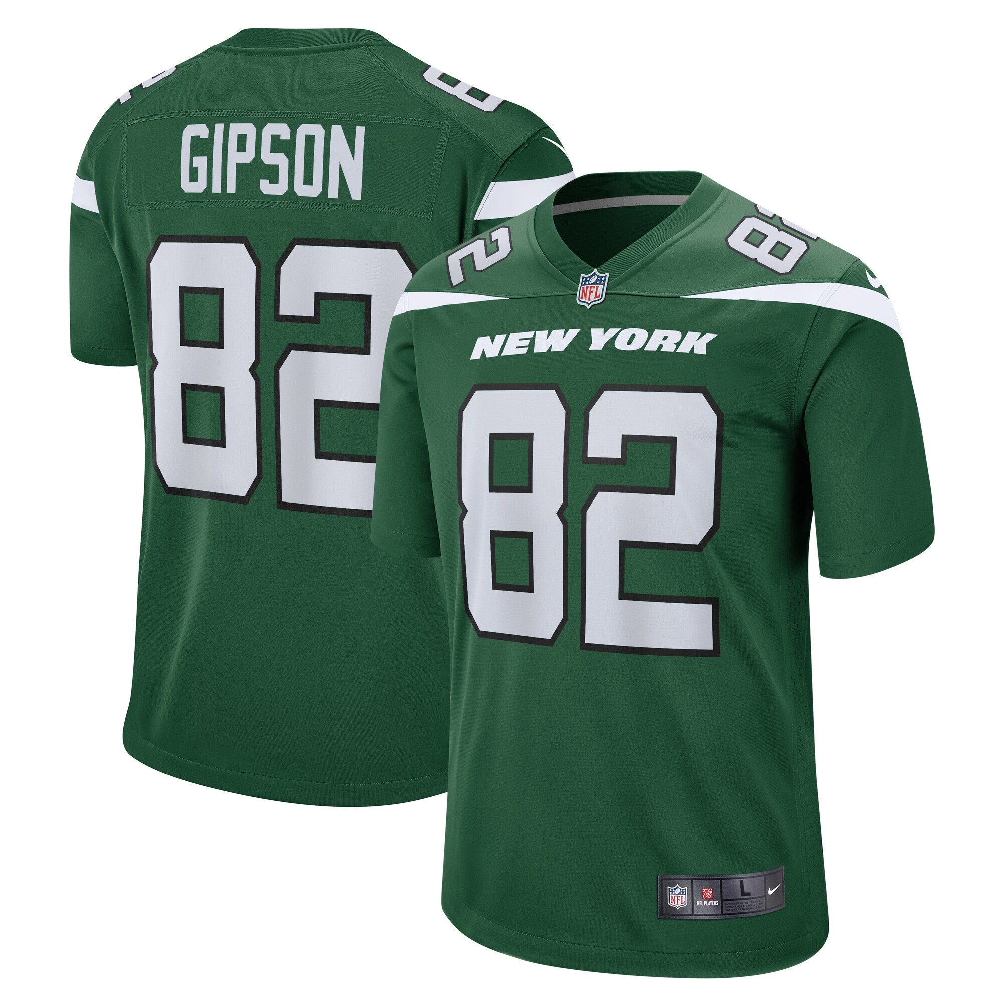 Xavier Gipson New York Jets Nike  Team Game Jersey - Gotham Green
