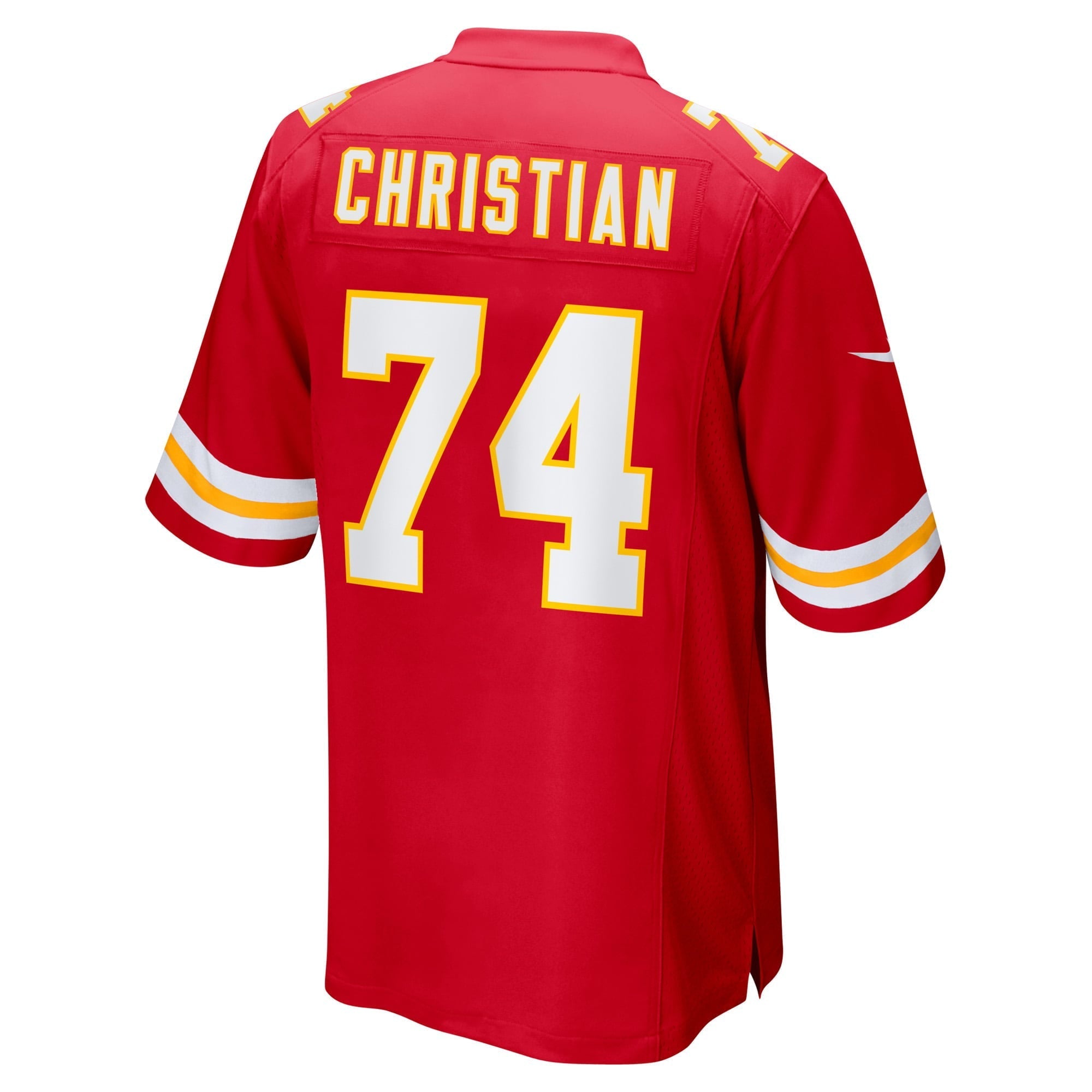 Men's Nike Geron Christian Red Kansas City Chiefs Game Player Jersey