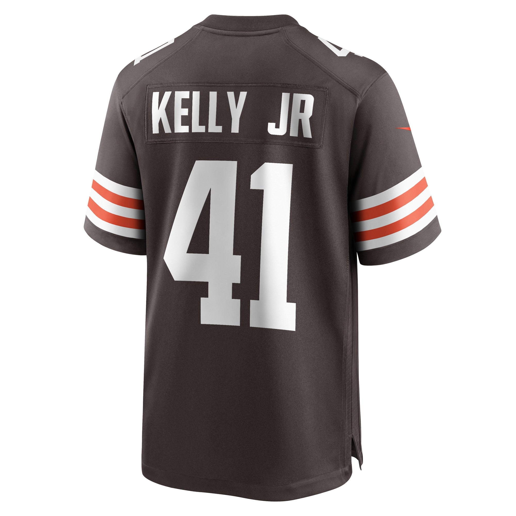 Men's Nike John Kelly Jr. Brown Cleveland Browns Game Player Jersey