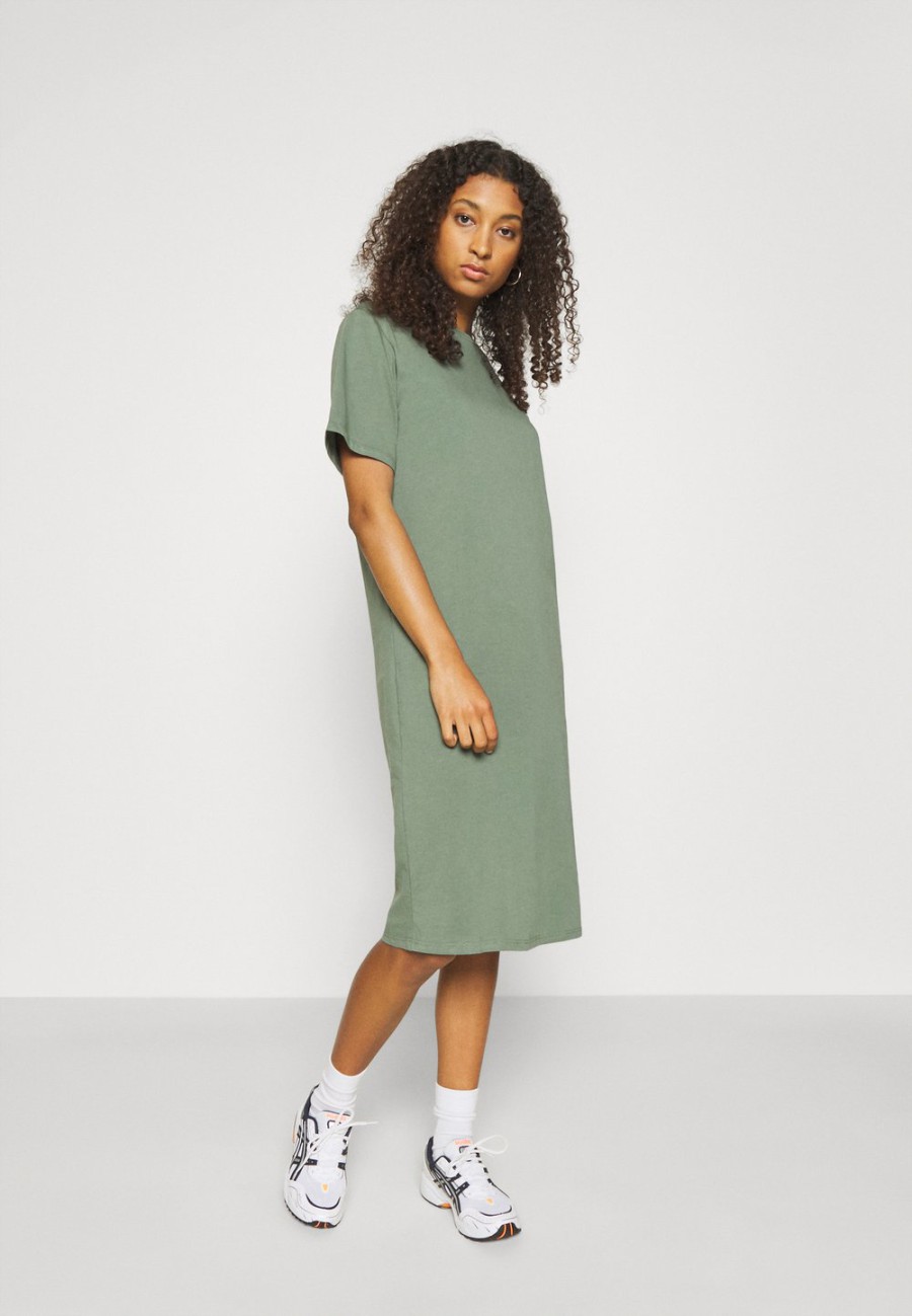 Cheap En promotion Even&Odd Basic midi Jerseykleid – Robe en jersey robes col rond femme XS