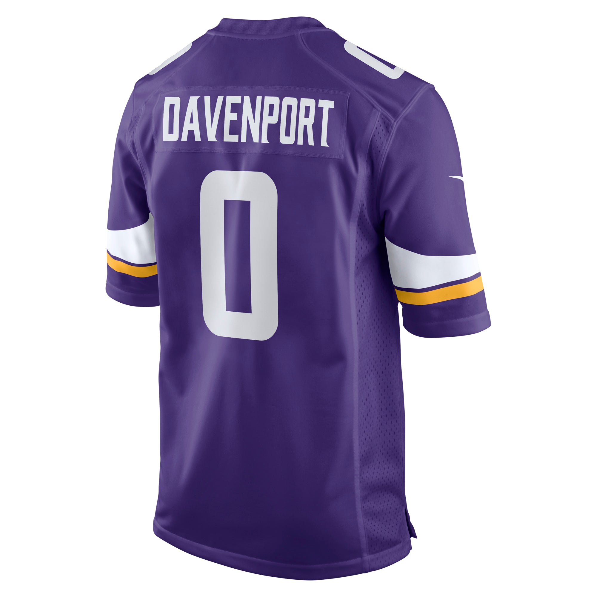 Men's Nike Marcus Davenport Purple Minnesota Vikings Team Game Jersey