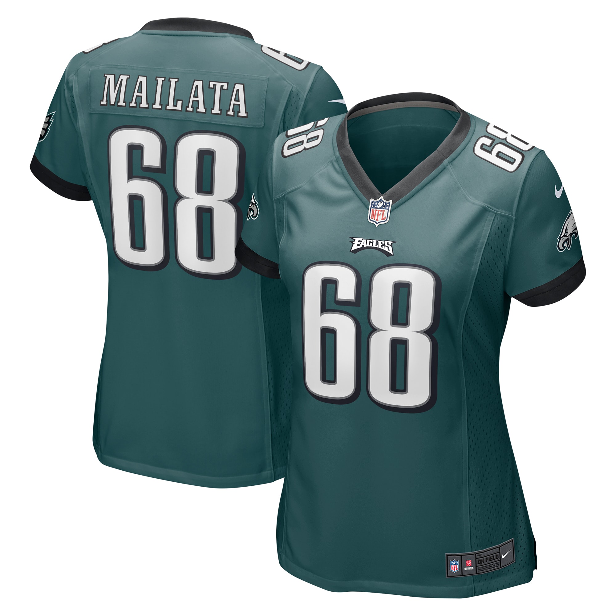 Jordans Mailata Philadelphia Eagles Nike Women's Game Jersey - Midnight Green