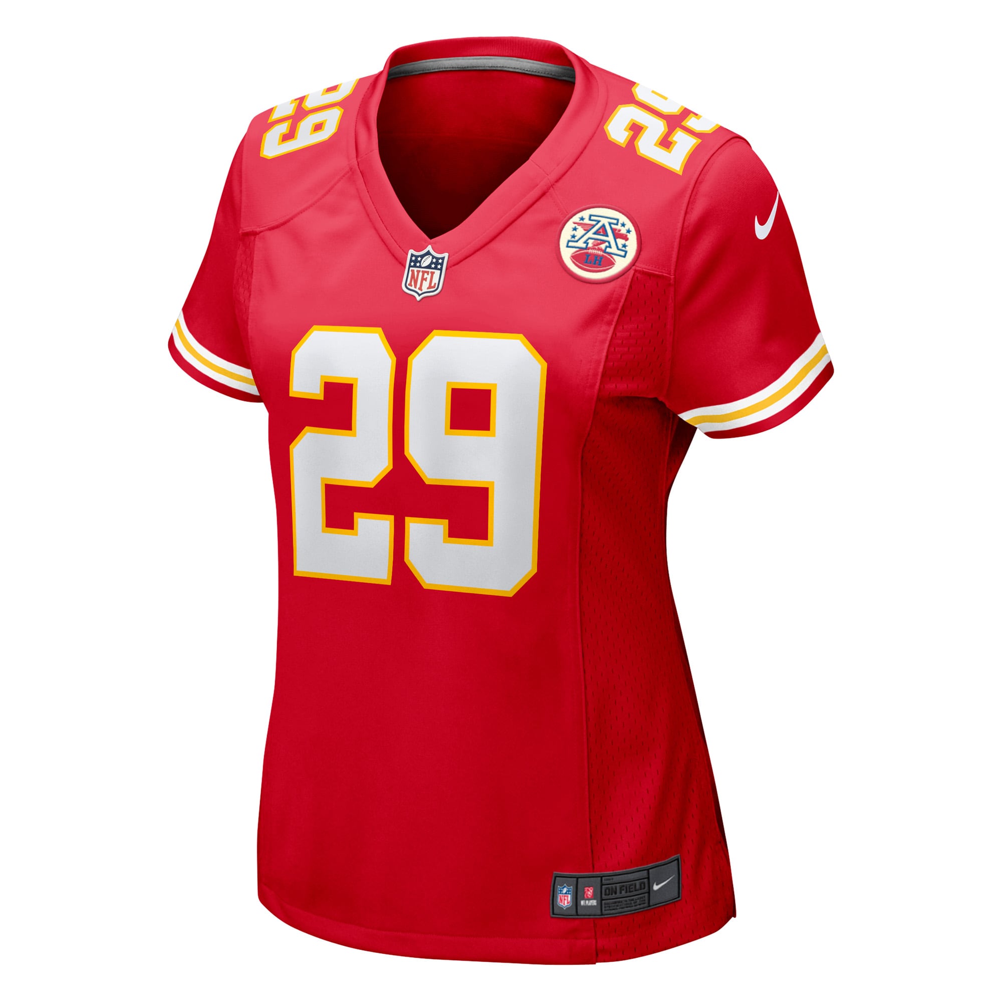 Women's Nike Chris Lammons Red Kansas City Chiefs Team Game Player Jersey