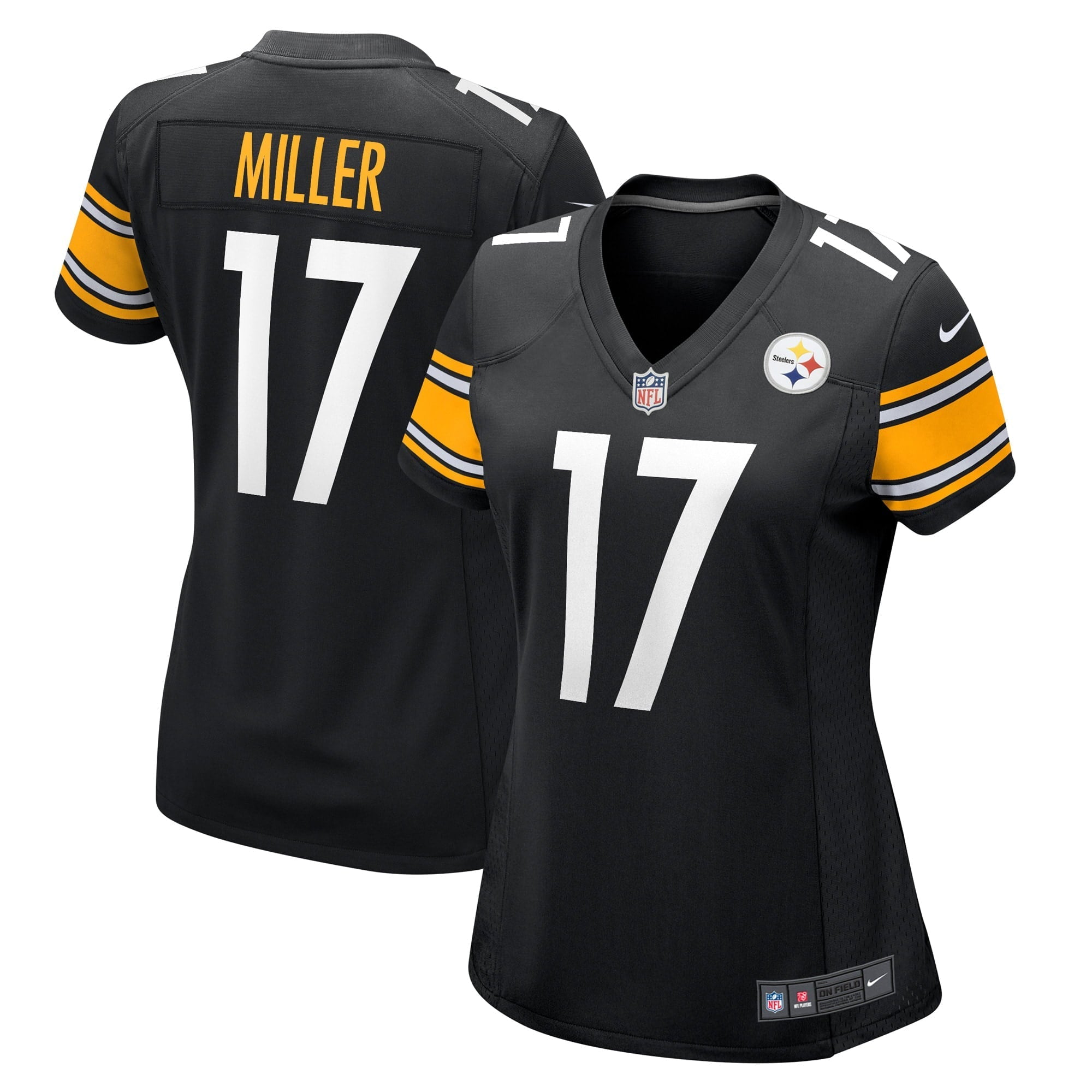 Women's Nike Anthony Miller Black Pittsburgh Steelers Game Jersey