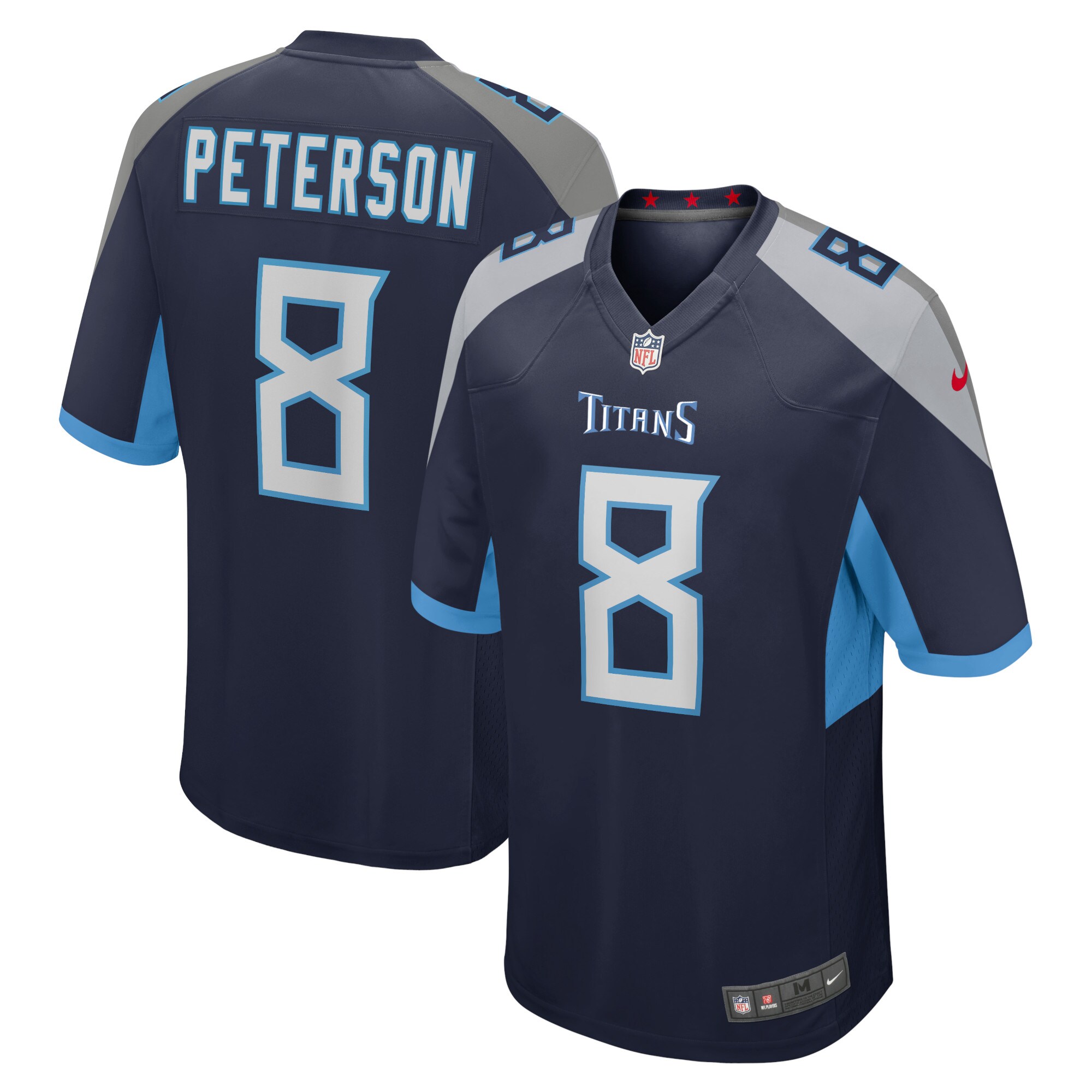 Adrian Peterson Tennessee Titans Nike Game Jersey - Navy