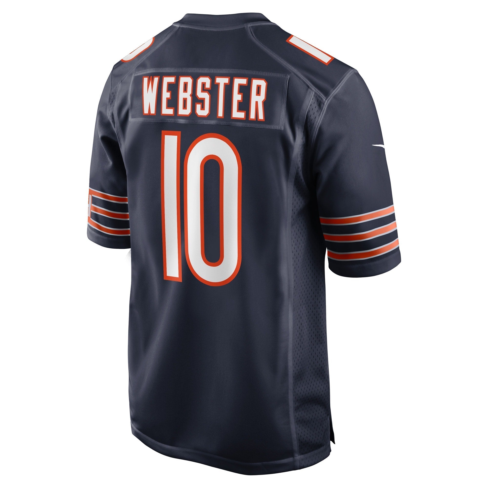 Men's Nike Nsimba Webster Navy Chicago Bears Game Player Jersey